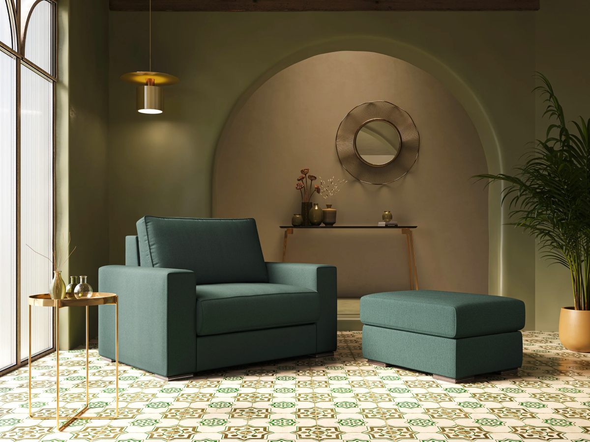divano letto singolo con contenitore