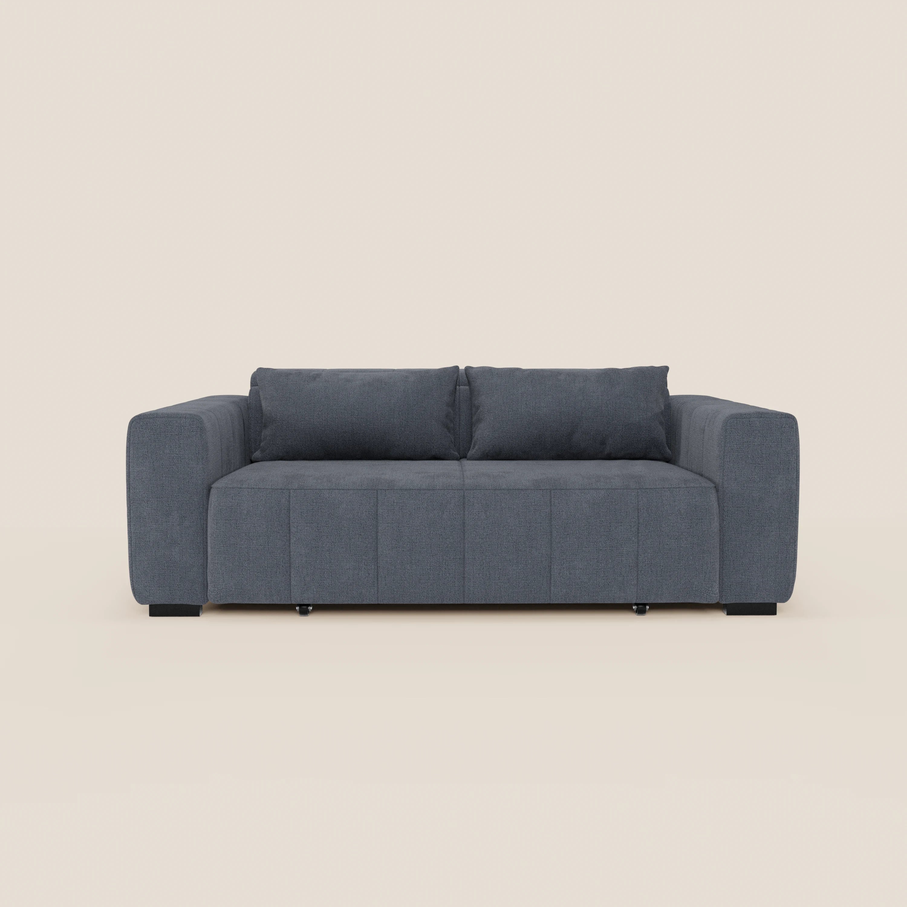 Doric divano 3 posti con sedute allungabili tramite relax elettrico - poggiatesta reclinabile in tessuto smacchiabile T23 - divani.store