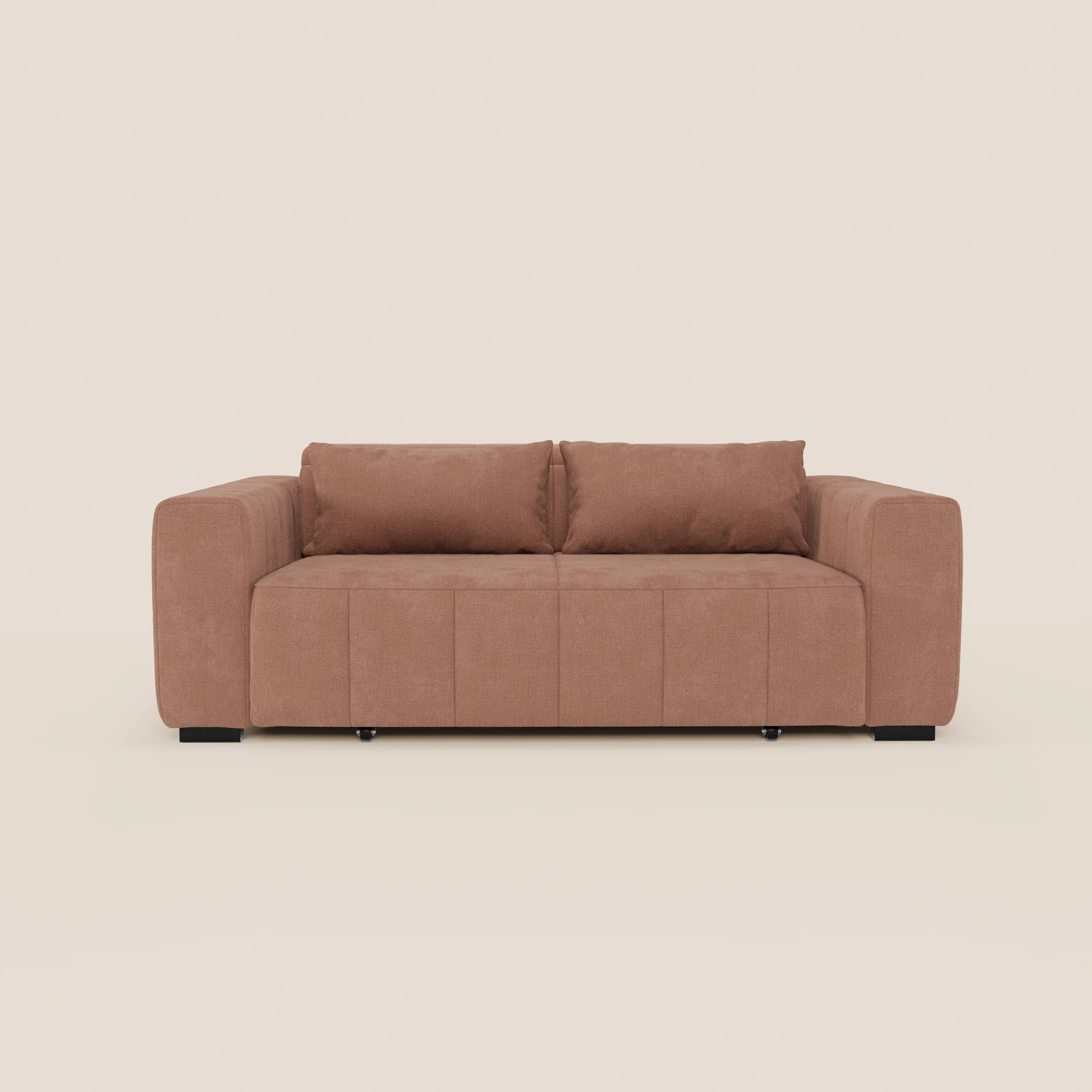 Doric divano 3 posti con sedute allungabili tramite relax elettrico - poggiatesta reclinabile in tessuto smacchiabile T23 - divani.store