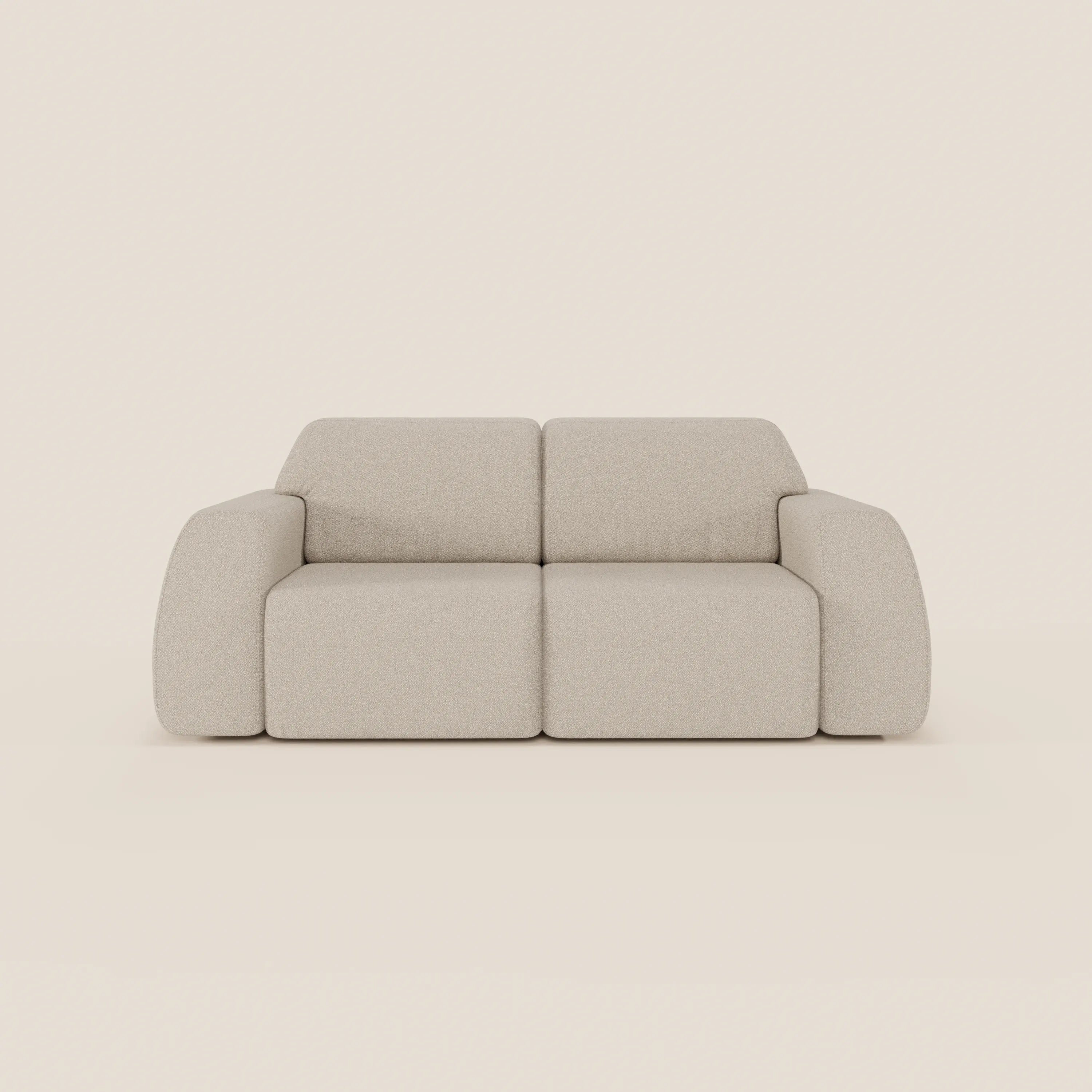 Orbit divano 2 e 3 posti con sedute scorrevoli - completamente sfoderabile in tessuto smacchiabile effetto cotone T33 - divani.store