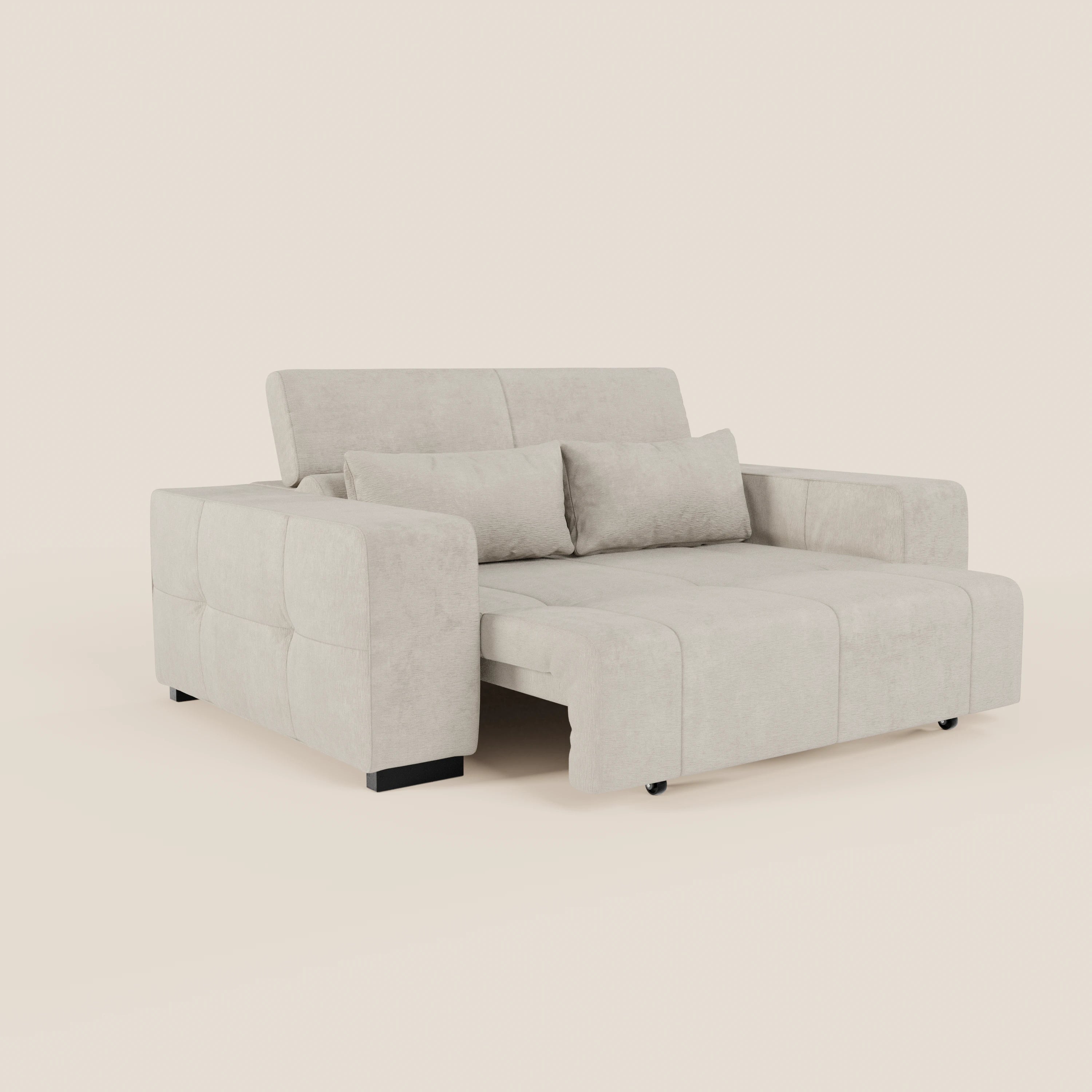 Monarch Divano con Relax Elettrico per allungamento sedute e Poggiatesta Reclinabile in tessuto morbido smacchiabile T31 - divani.store