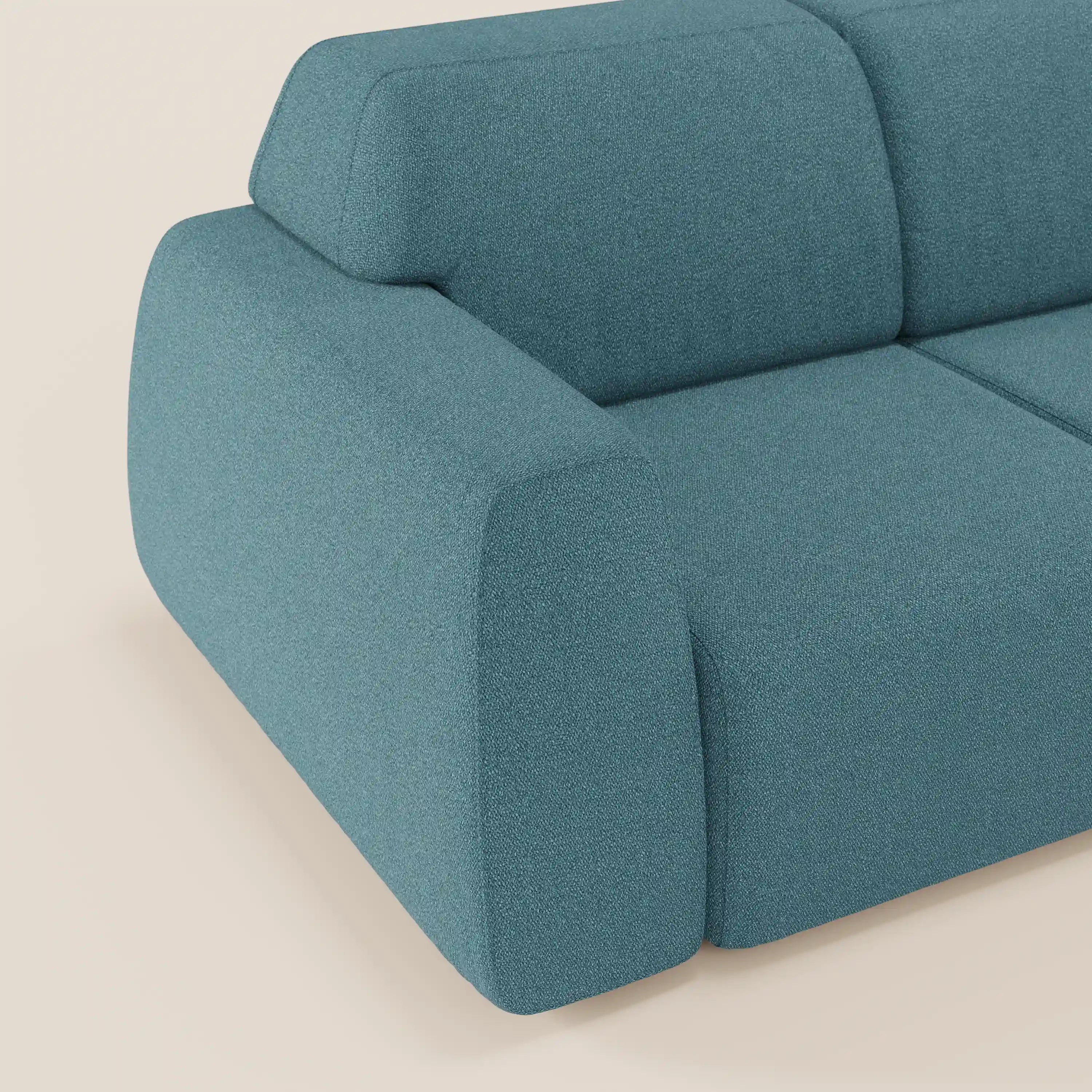 Orbit divano con 3 sedute scorrevoli e allungabili in tessuto effetto cotone smacchiabile T33 - divani.store