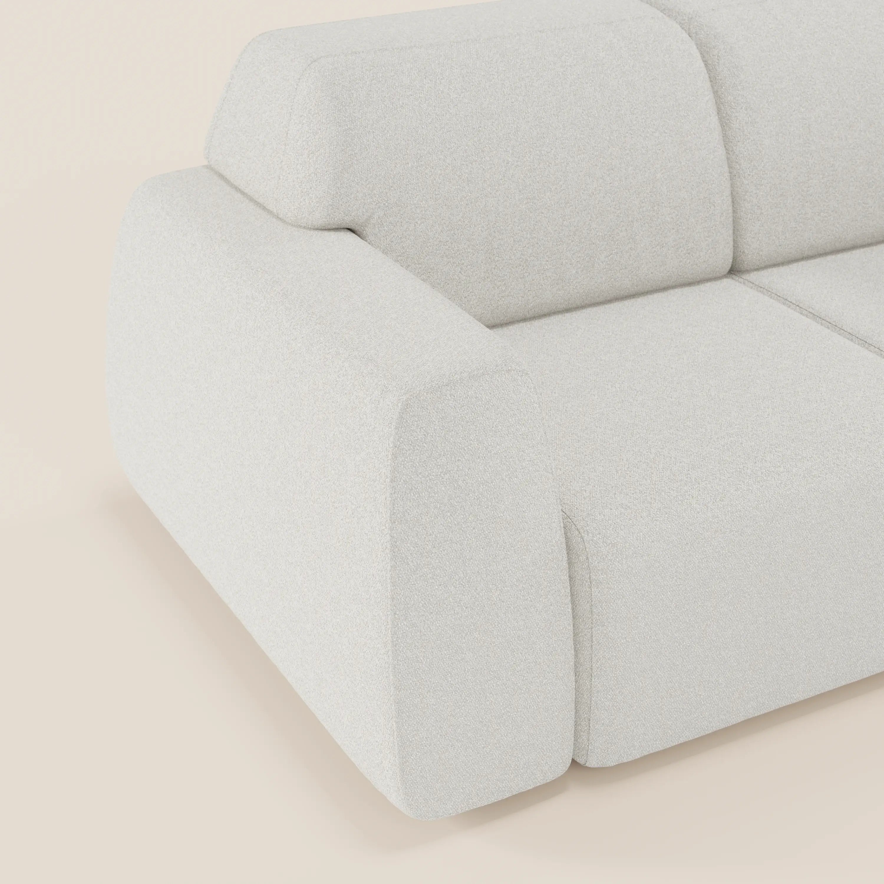 Orbit divano 2 e 3 posti con sedute scorrevoli - completamente sfoderabile in tessuto smacchiabile effetto cotone T33 - divani.store