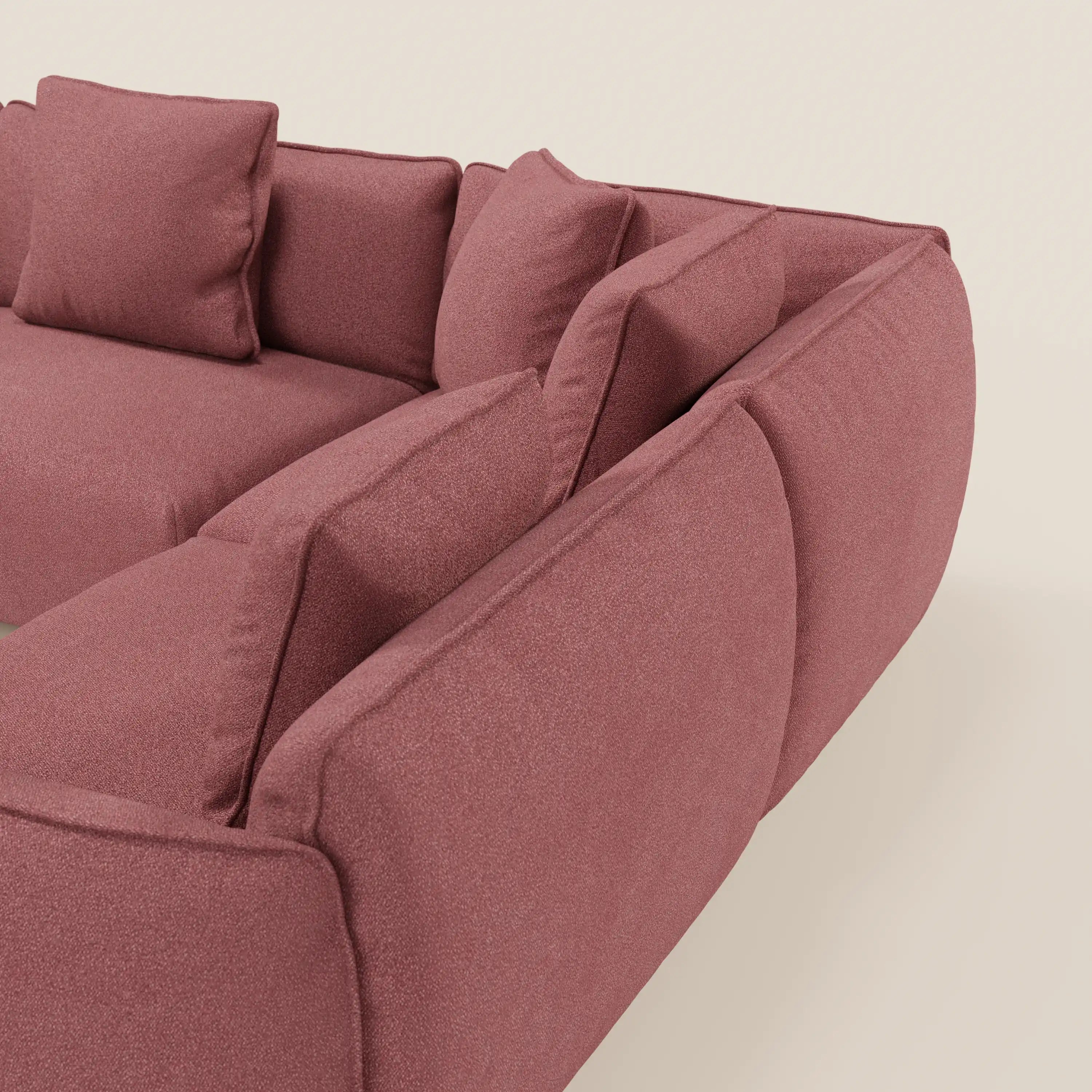 Nimbus divano panoramico in morbido tessuto T33 - divani.store