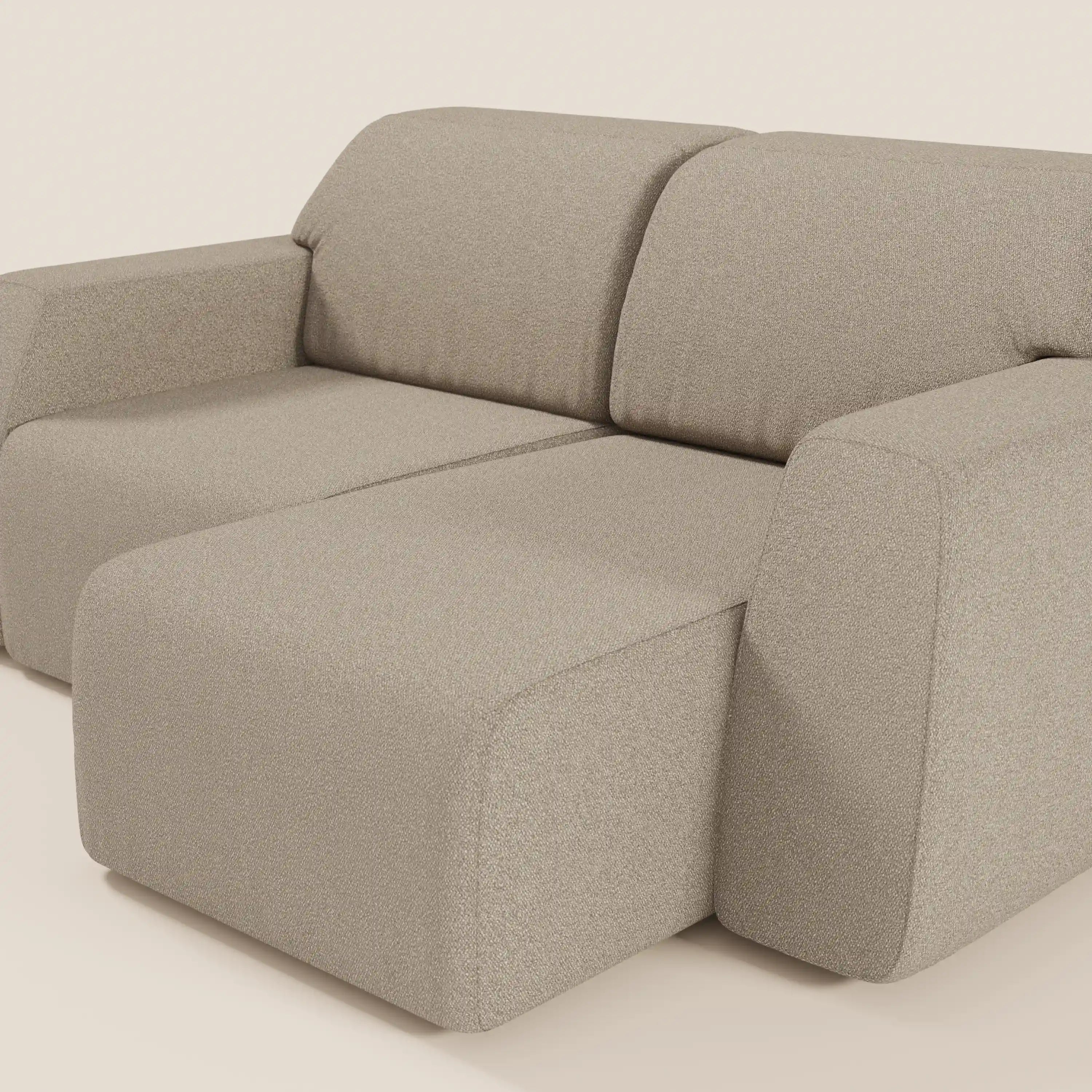 Orbit divano 2 e 3 posti con sedute scorrevoli - completamente sfoderabile in tessuto smacchiabile effetto cotone T33 - divani.store