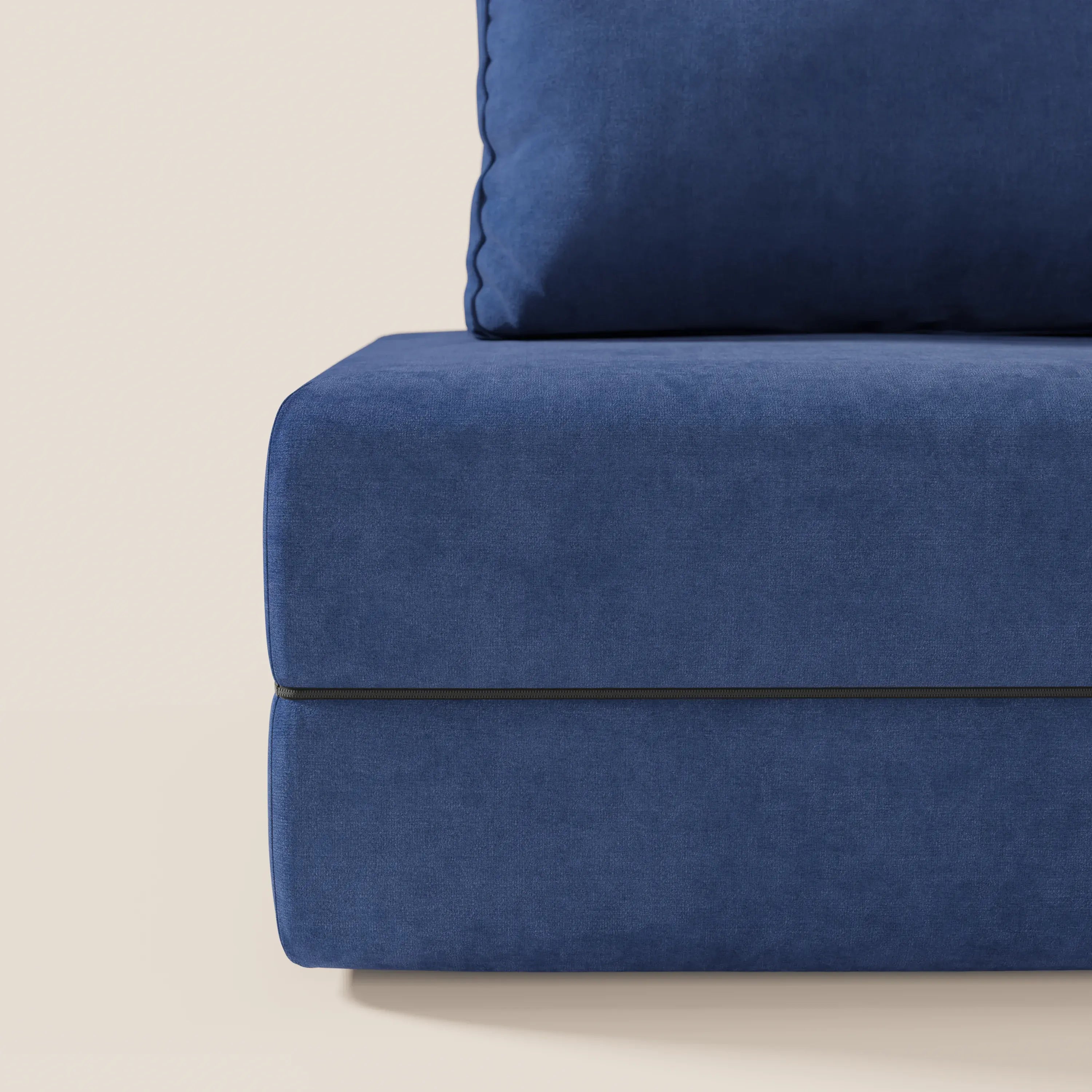 Rift poltrona letto con materasso alto 22 cm e memory foam - schienale mobile e tessuto smacchiabile T31 - divani.store