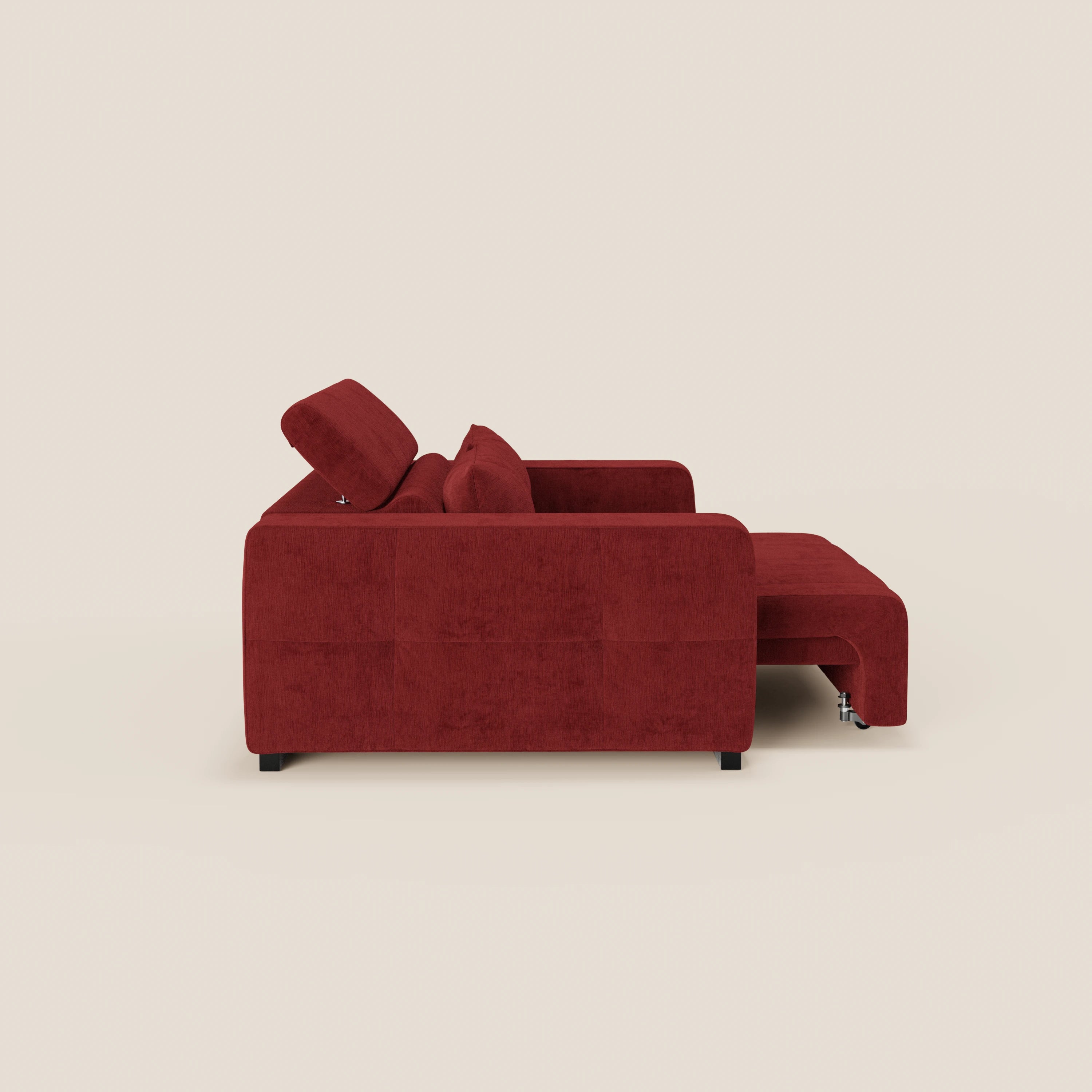 Monarch Divano con Relax Elettrico per allungamento sedute e Poggiatesta Reclinabile in tessuto morbido smacchiabile T31 - divani.store