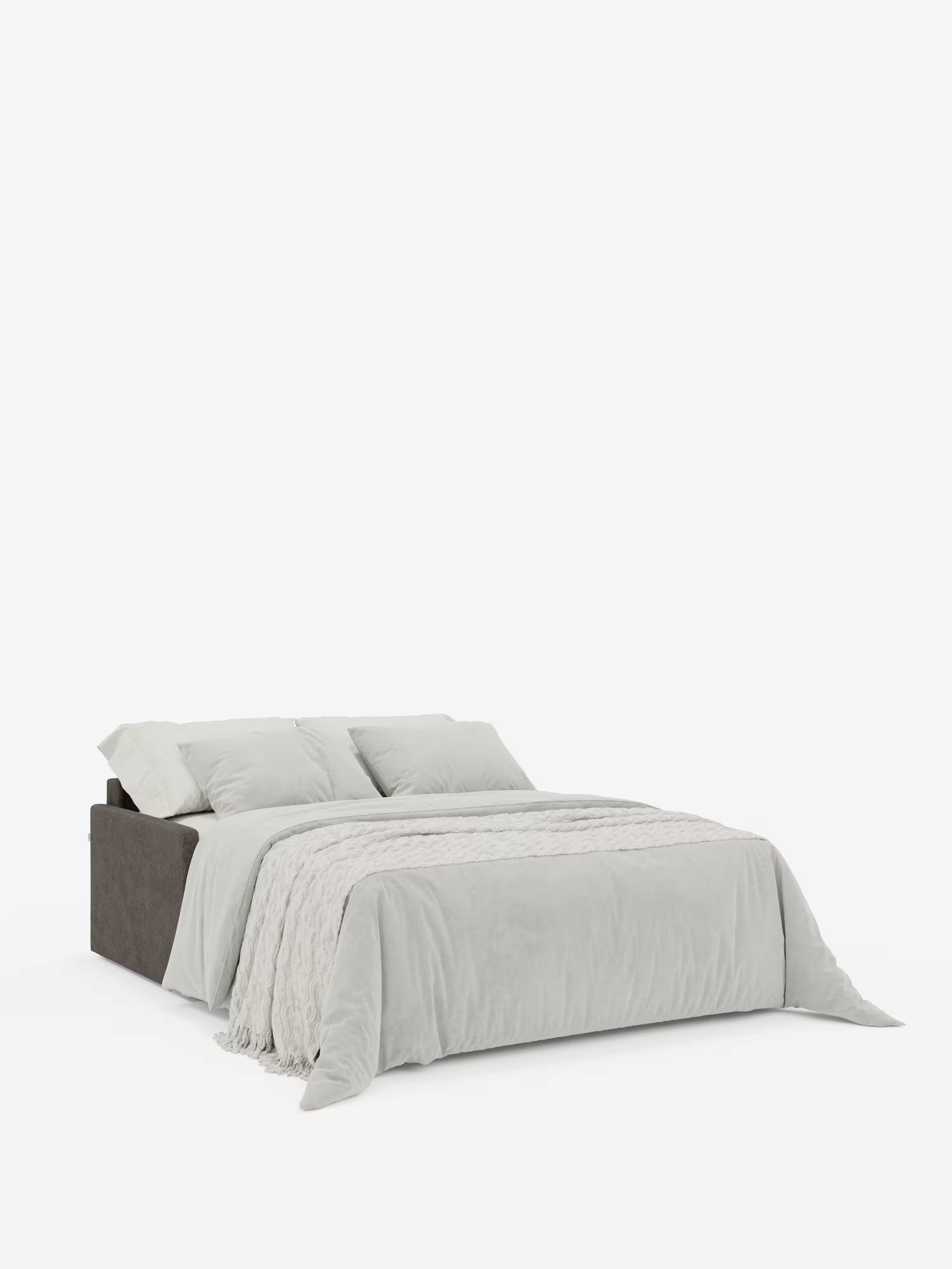 Tommy Schlafsofa für 2 und 3 Sitzplätze, Doppelbett - 100% abziehbar, aus fleckenabweisendem Baumwollimitat-Stoff T33