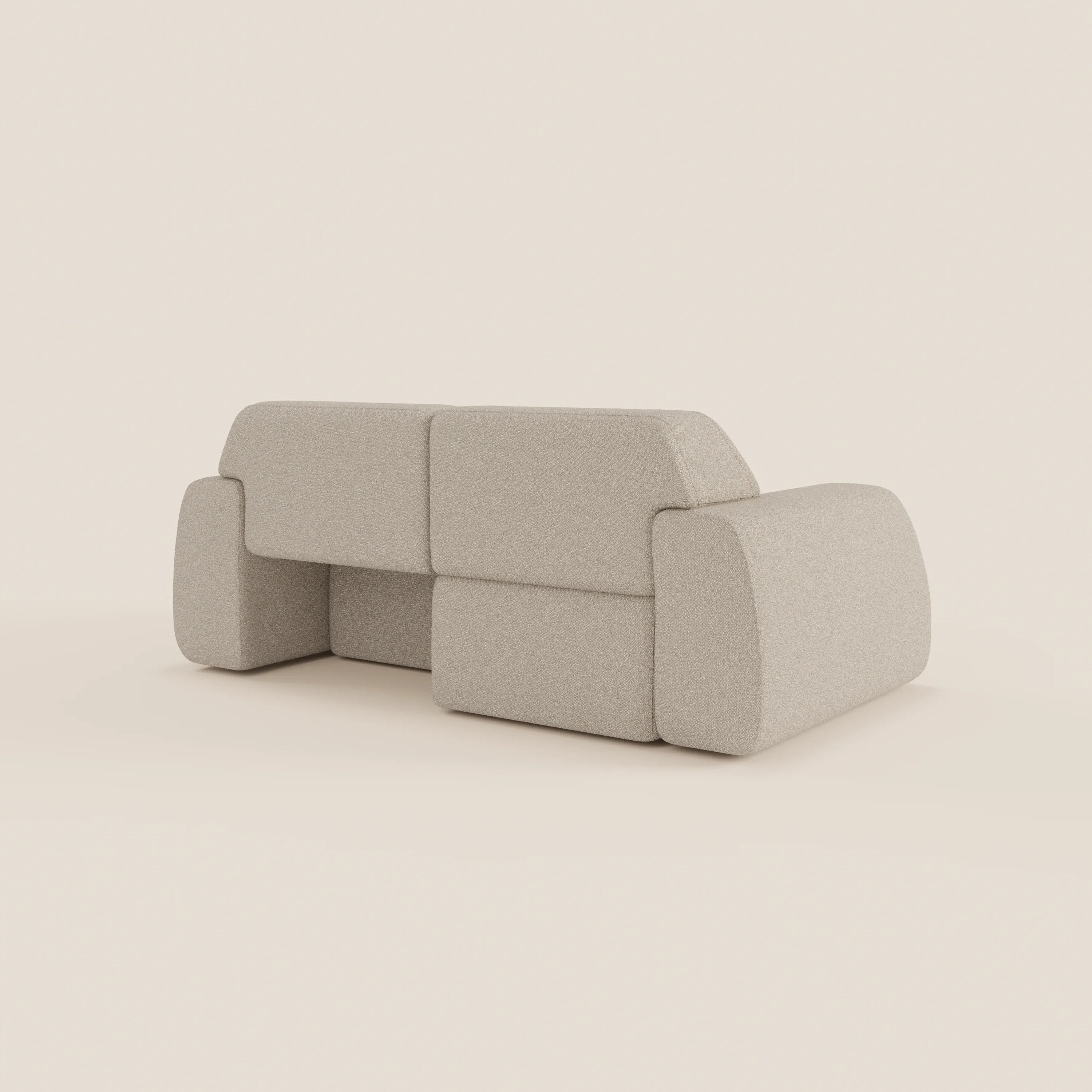 Orbit divano 2 e 3 posti con sedute scorrevoli - completamente sfoderabile in tessuto smacchiabile effetto cotone T33 - divani.store