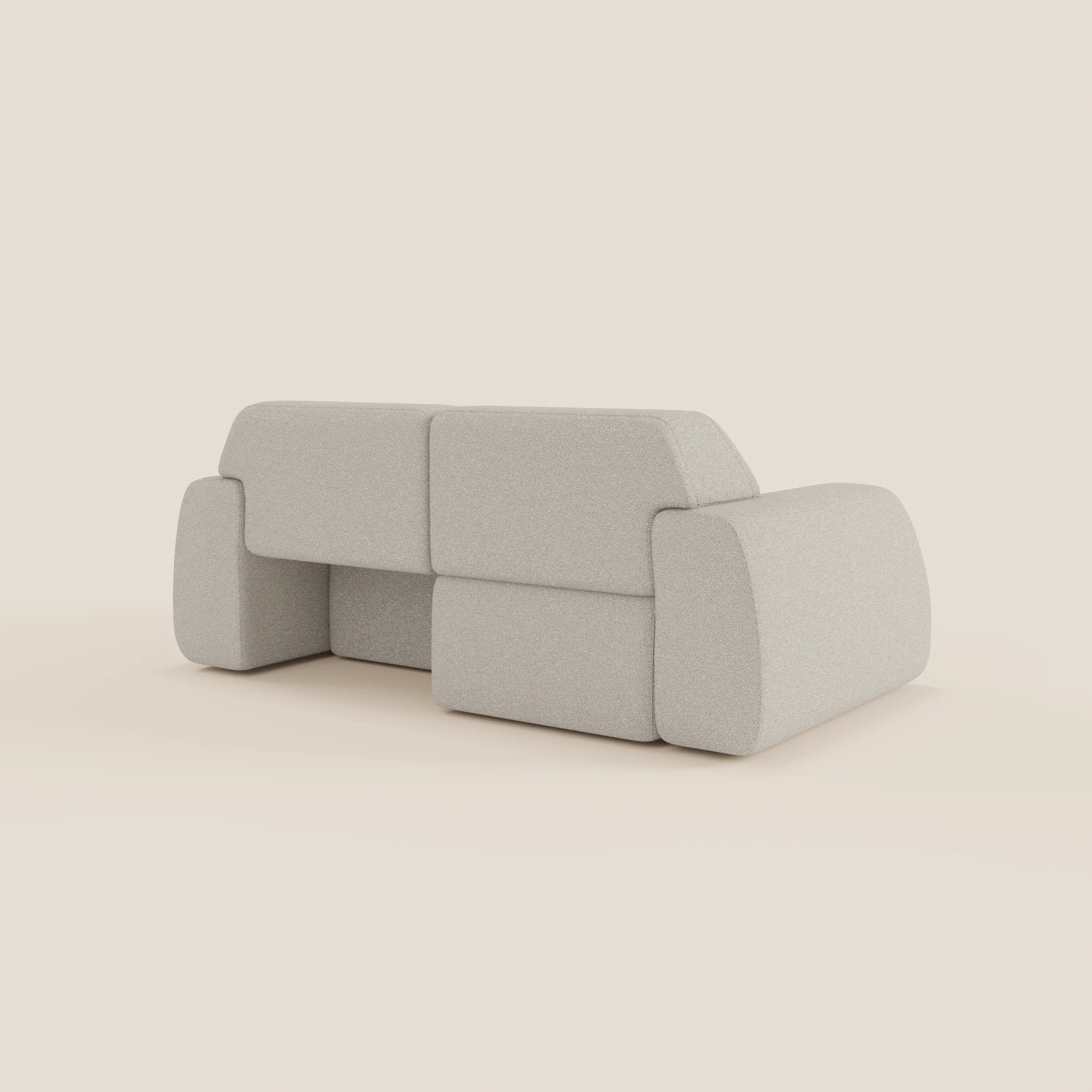 Orbit divano 2 e 3 posti con sedute scorrevoli - completamente sfoderabile in tessuto smacchiabile effetto cotone T33 - divani.store