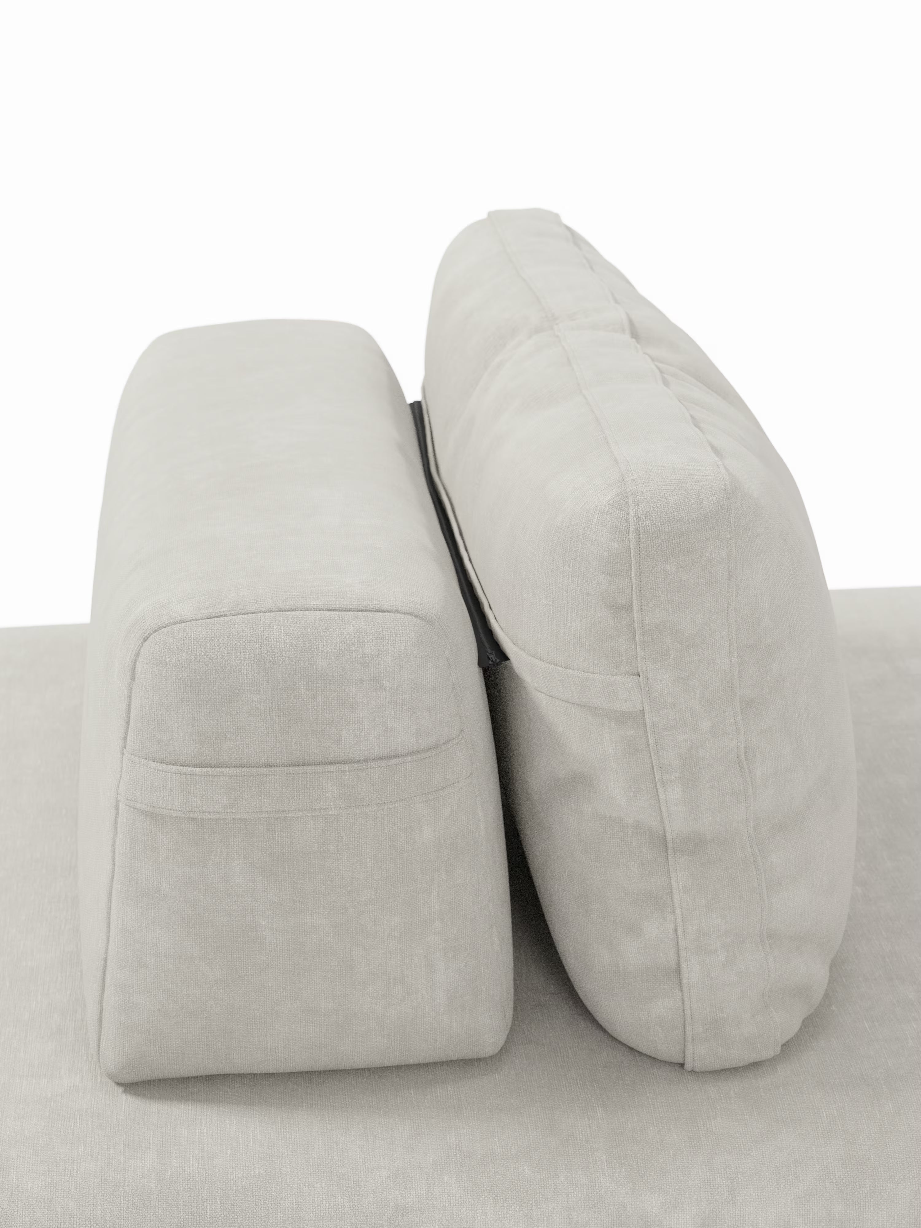 Rift divano letto matrimoniale 2 posti e 3 posti con schienali mobili - materasso alto 24 cm e memory foam in tessuto smacchiabile T31
