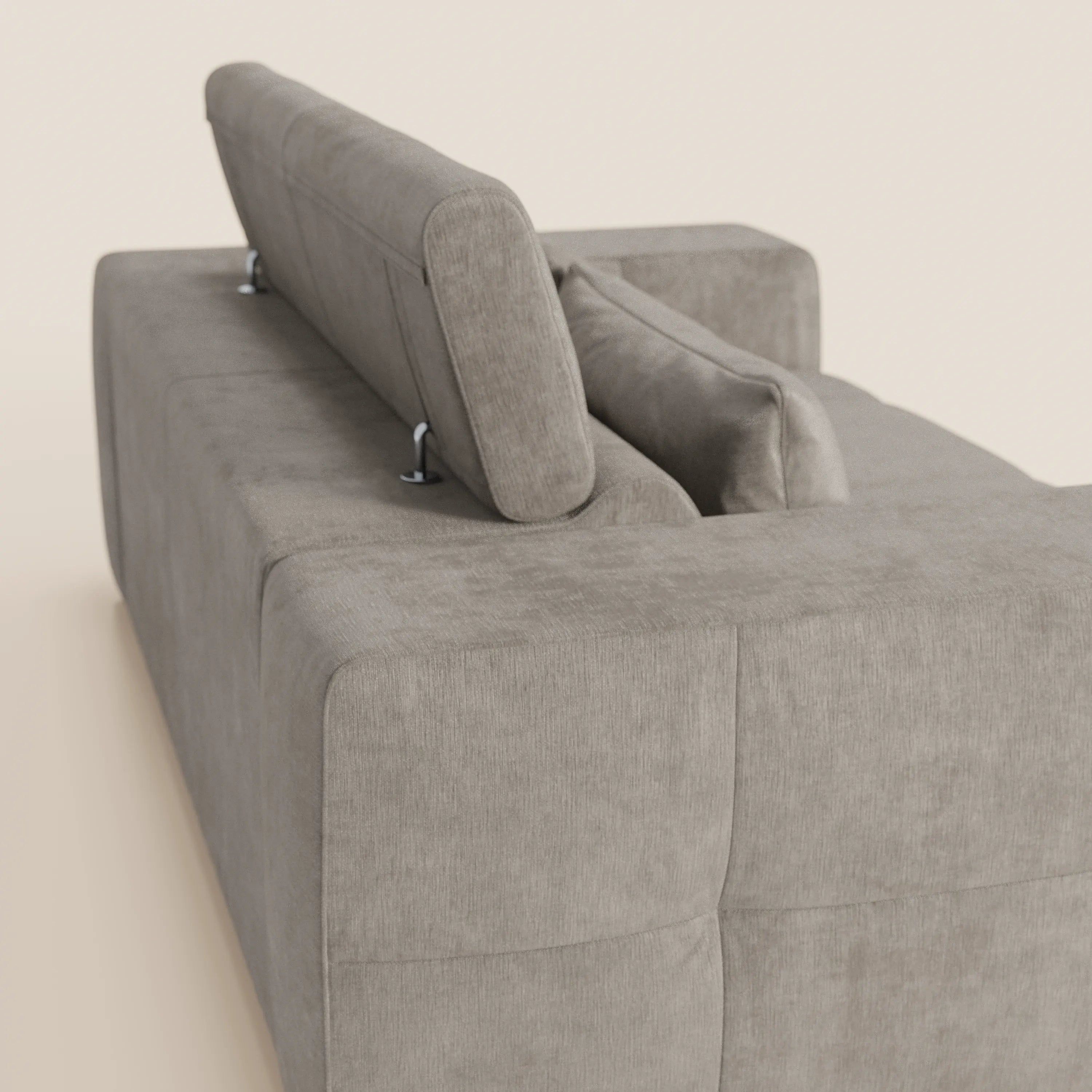 Monarch Divano con Relax Elettrico per allungamento sedute e Poggiatesta Reclinabile in tessuto morbido smacchiabile T31 - divani.store