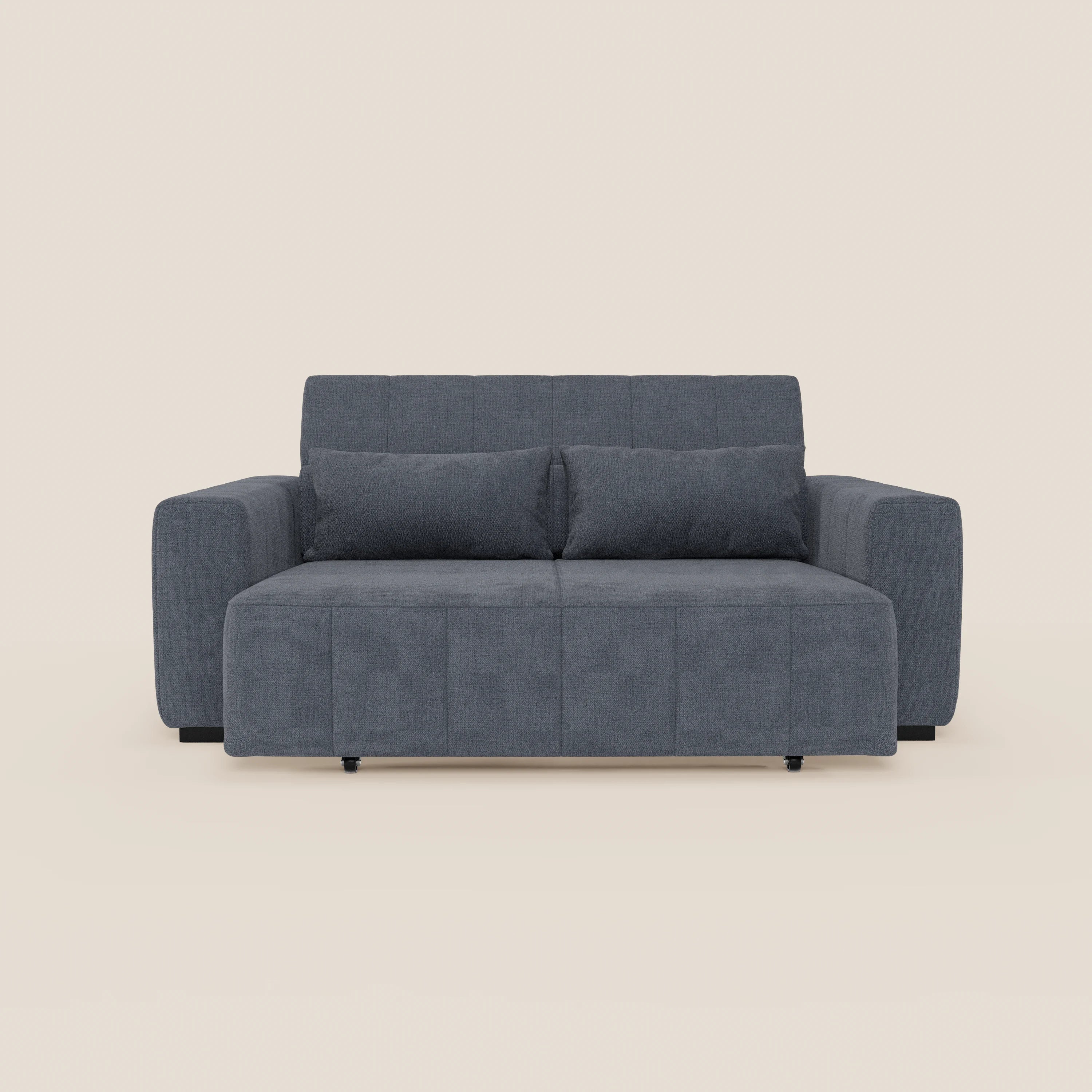 Doric divano 3 posti con sedute allungabili tramite relax elettrico - poggiatesta reclinabile in tessuto smacchiabile T23 - divani.store