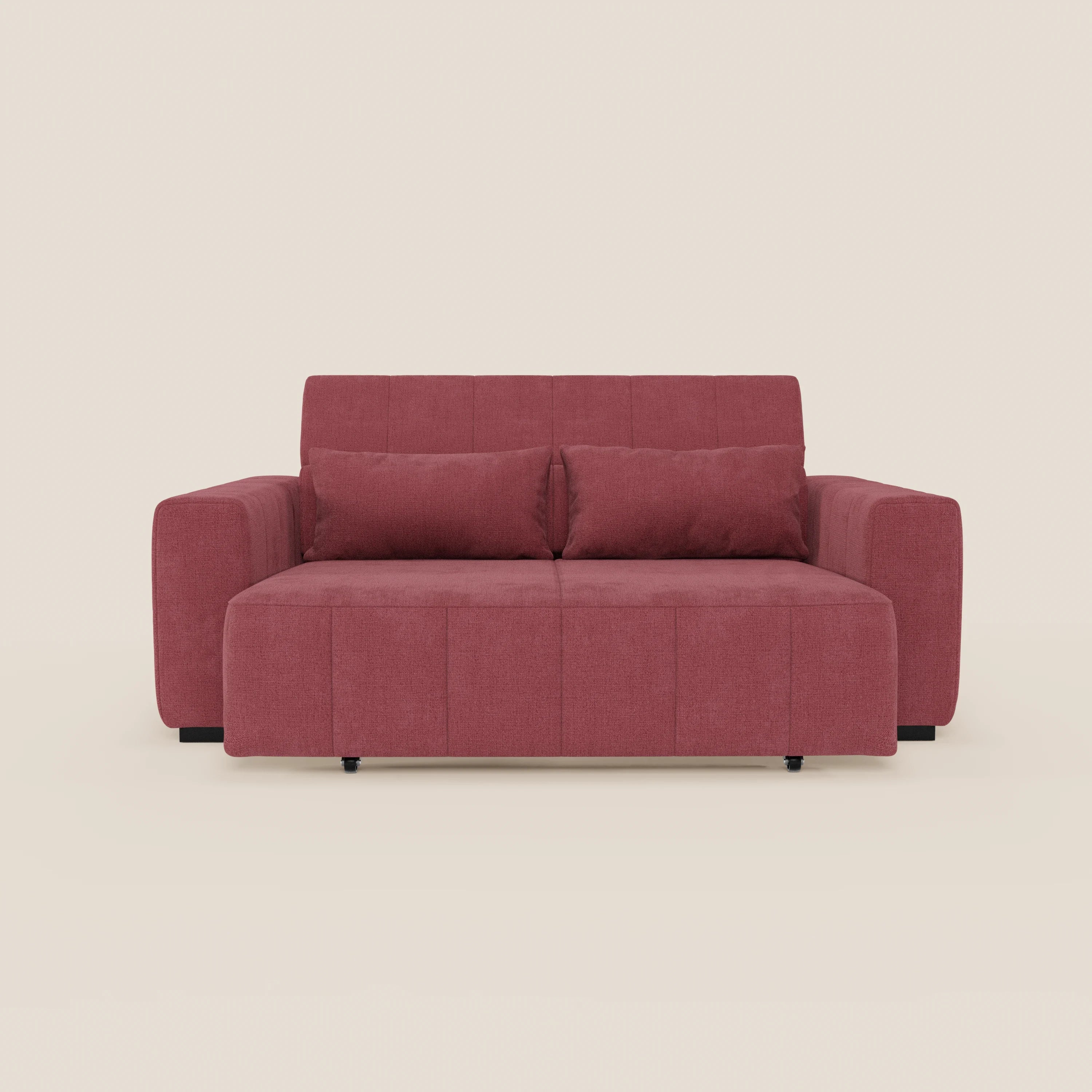 Doric divano 3 posti con sedute allungabili tramite relax elettrico - poggiatesta reclinabile in tessuto smacchiabile T23 - divani.store