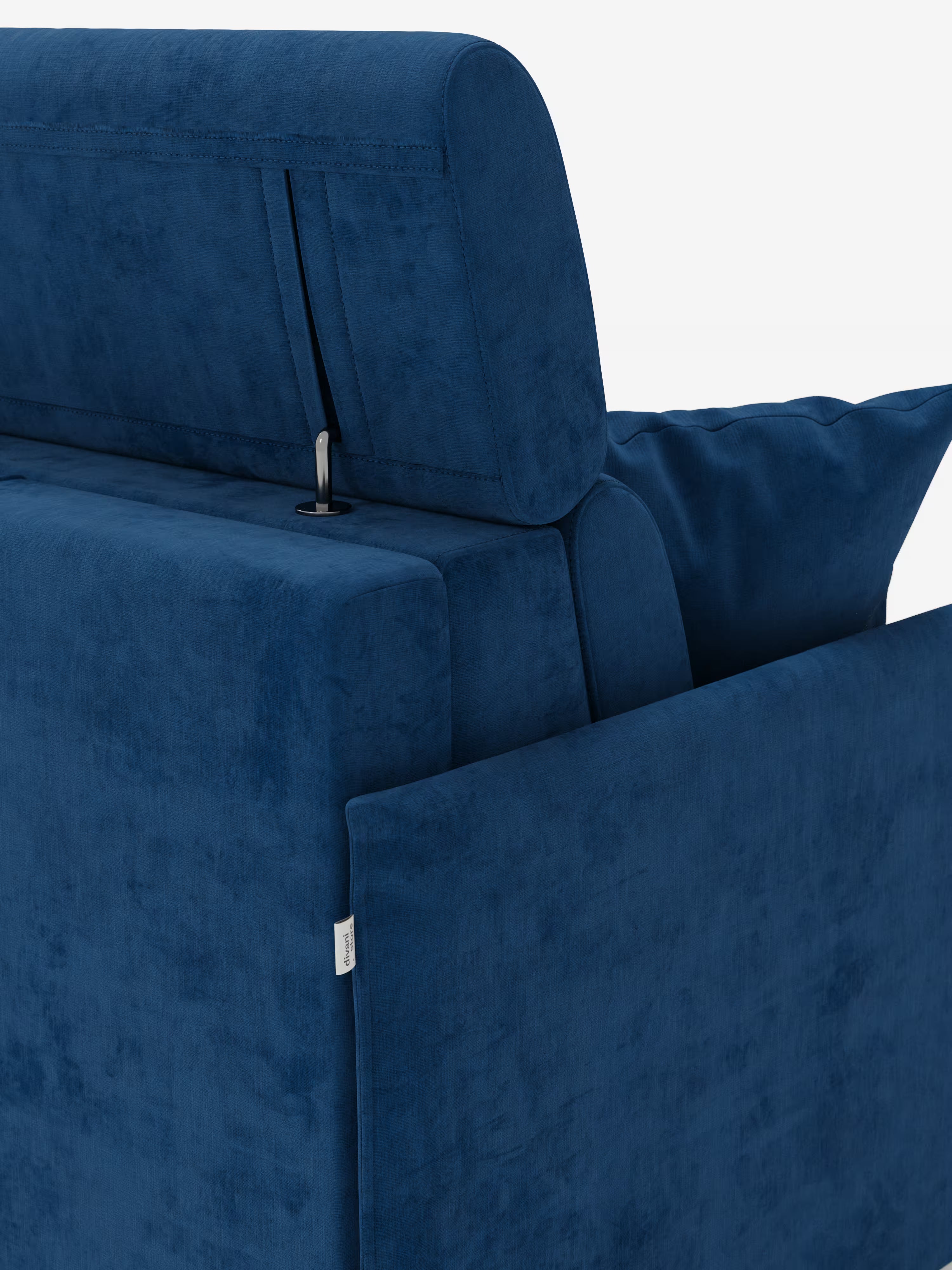 Miryam sofá cama esquinero compacto - reposacabezas reclinables y chaise longue con almacenaje en tejido antimanchas T31