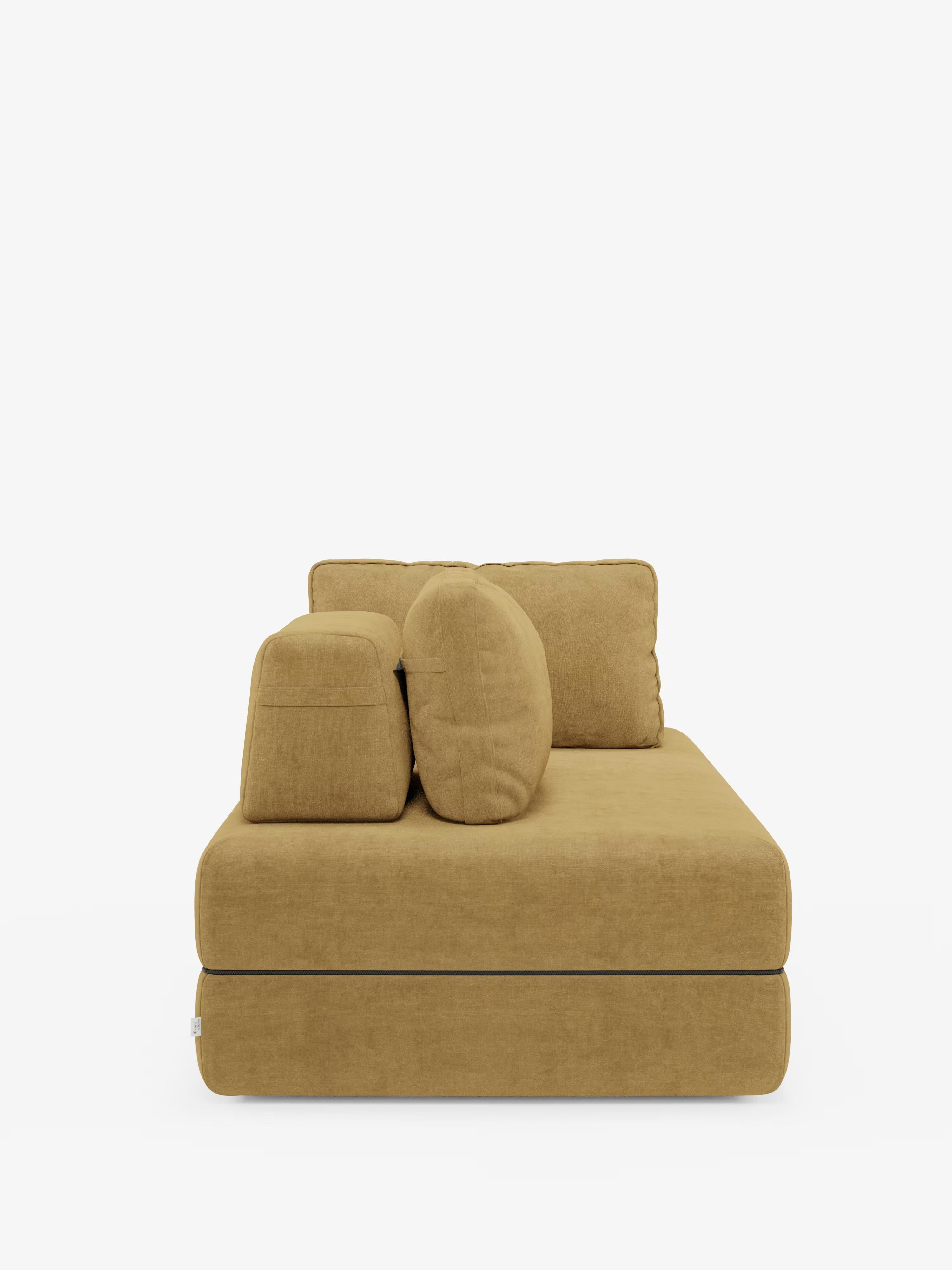Rift divano letto matrimoniale 2 posti e 3 posti con schienali mobili - materasso alto 24 cm e memory foam in tessuto smacchiabile T31