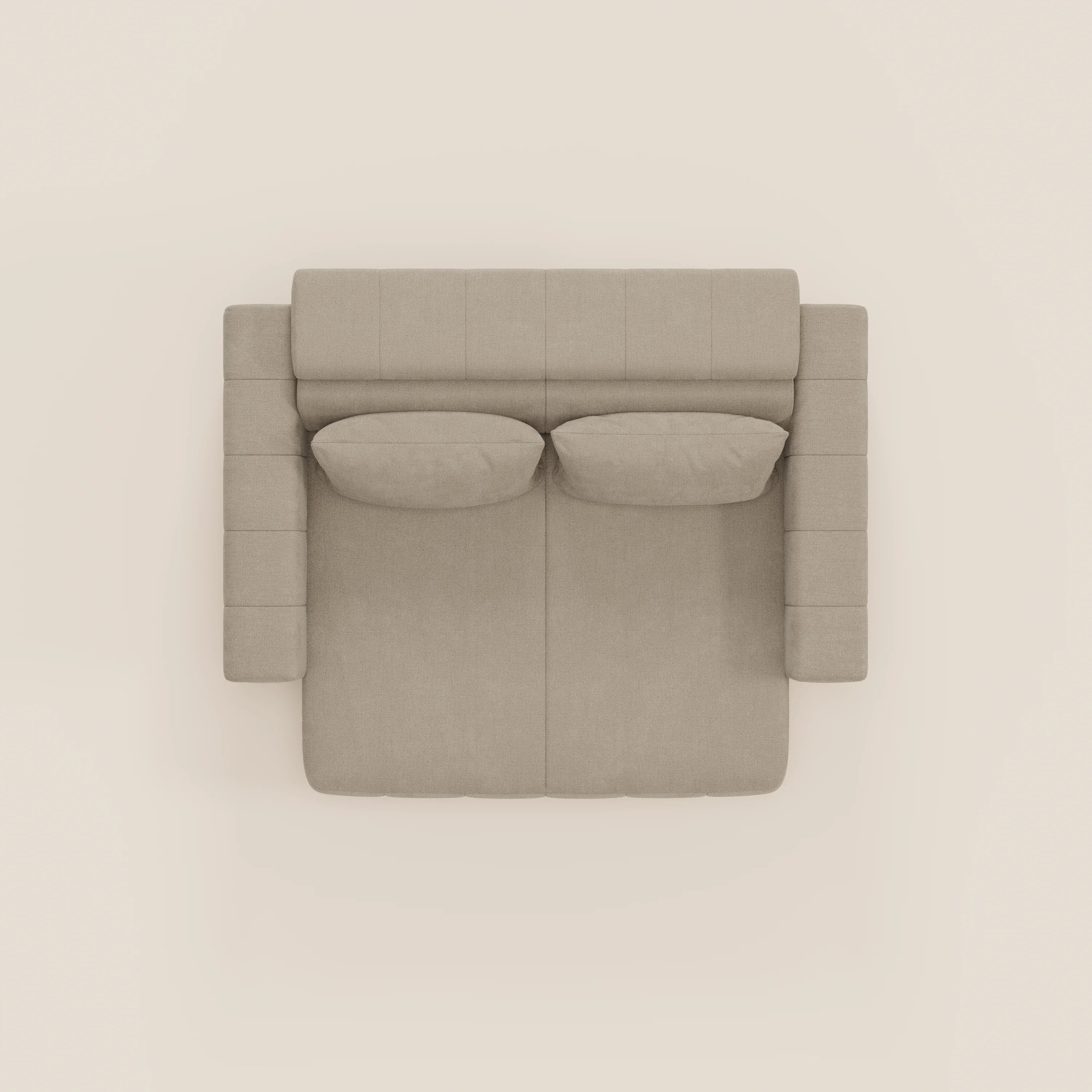 Doric divano 3 posti con sedute allungabili tramite relax elettrico - poggiatesta reclinabile in tessuto smacchiabile T23 - divani.store