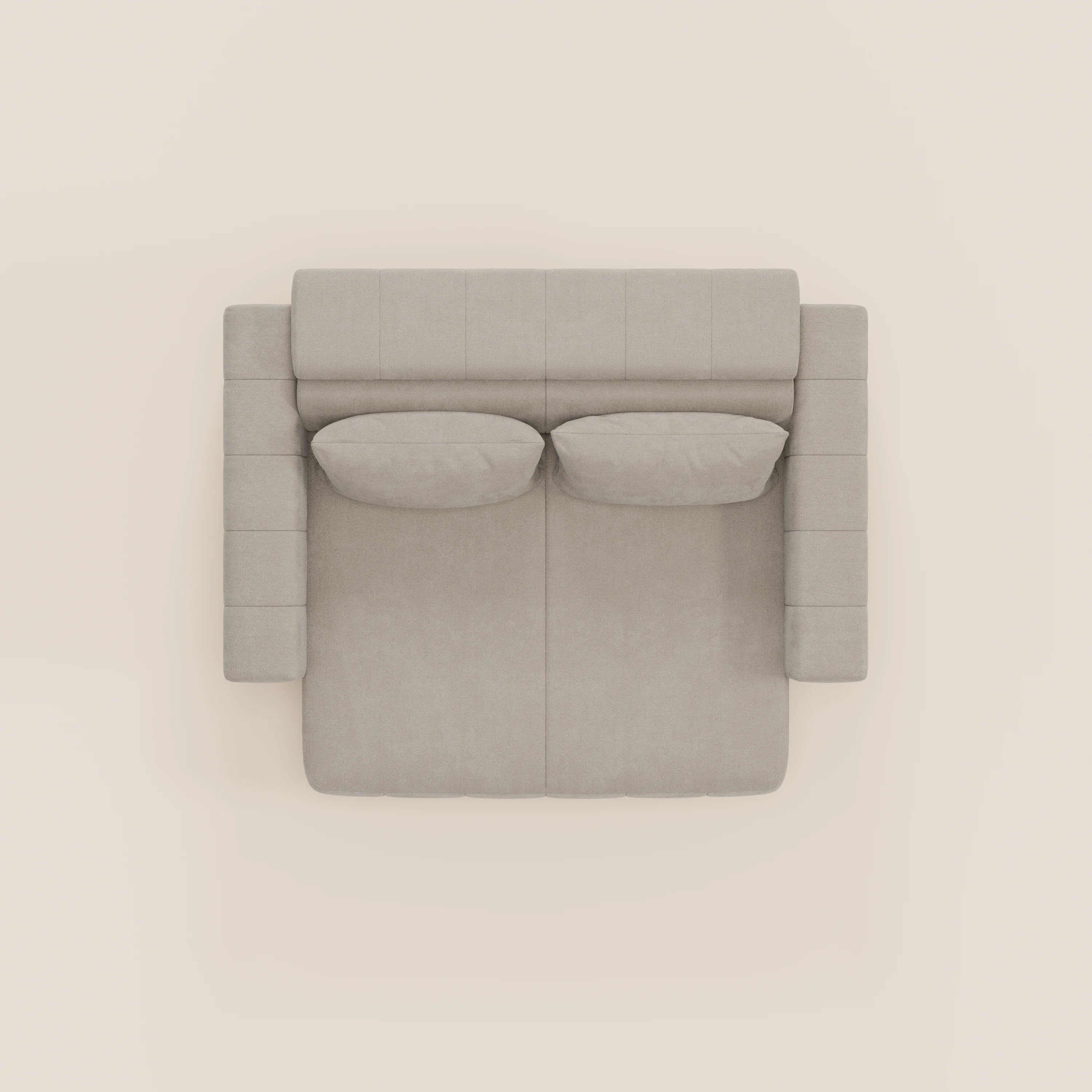 Doric divano 3 posti con sedute allungabili tramite relax elettrico - poggiatesta reclinabile in tessuto smacchiabile T23 - divani.store