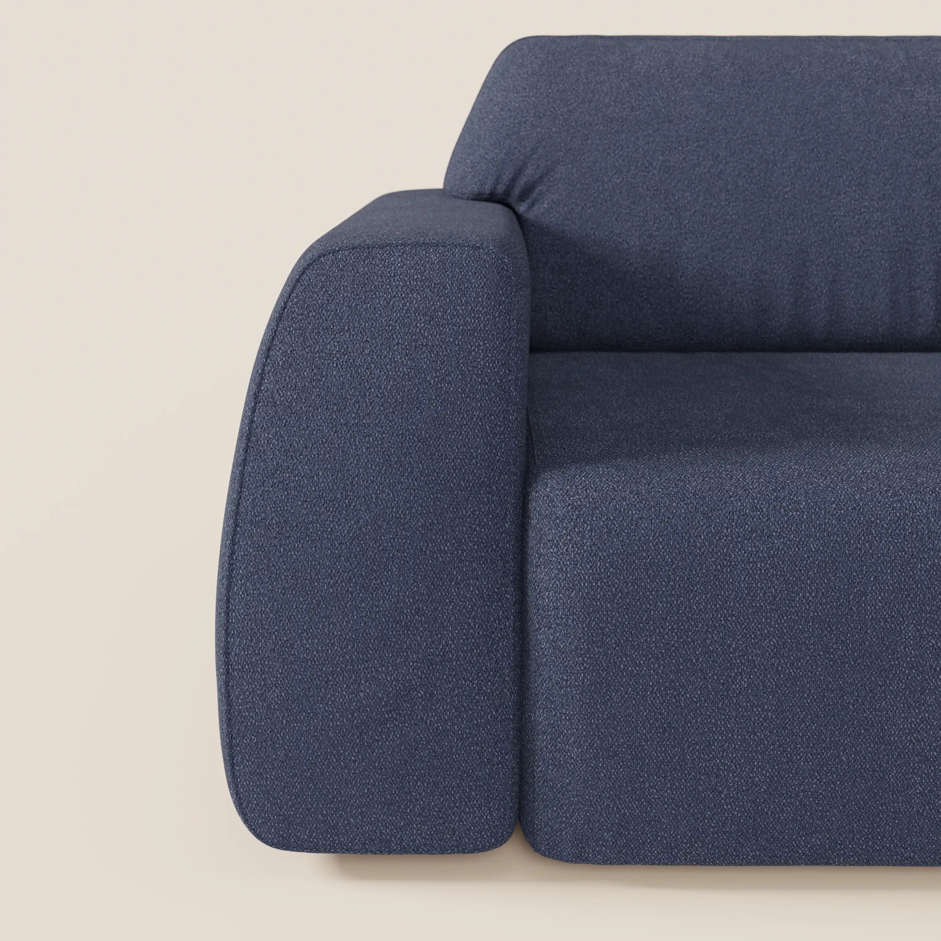 Orbit divano con 3 sedute scorrevoli e allungabili in tessuto effetto cotone smacchiabile T33 - divani.store