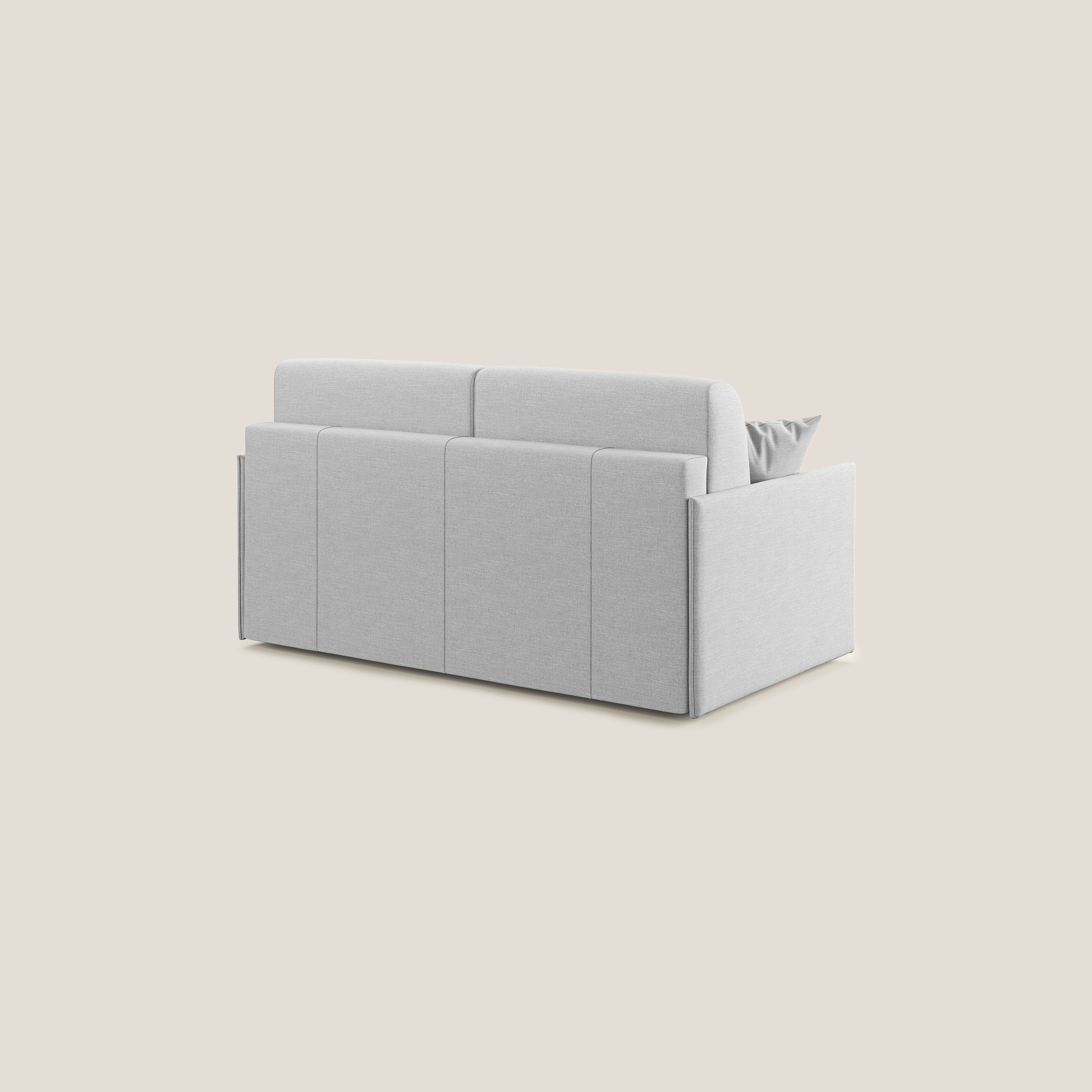 Evans Divano letto in tessuto Ecosostenibile grigio - divani.store
