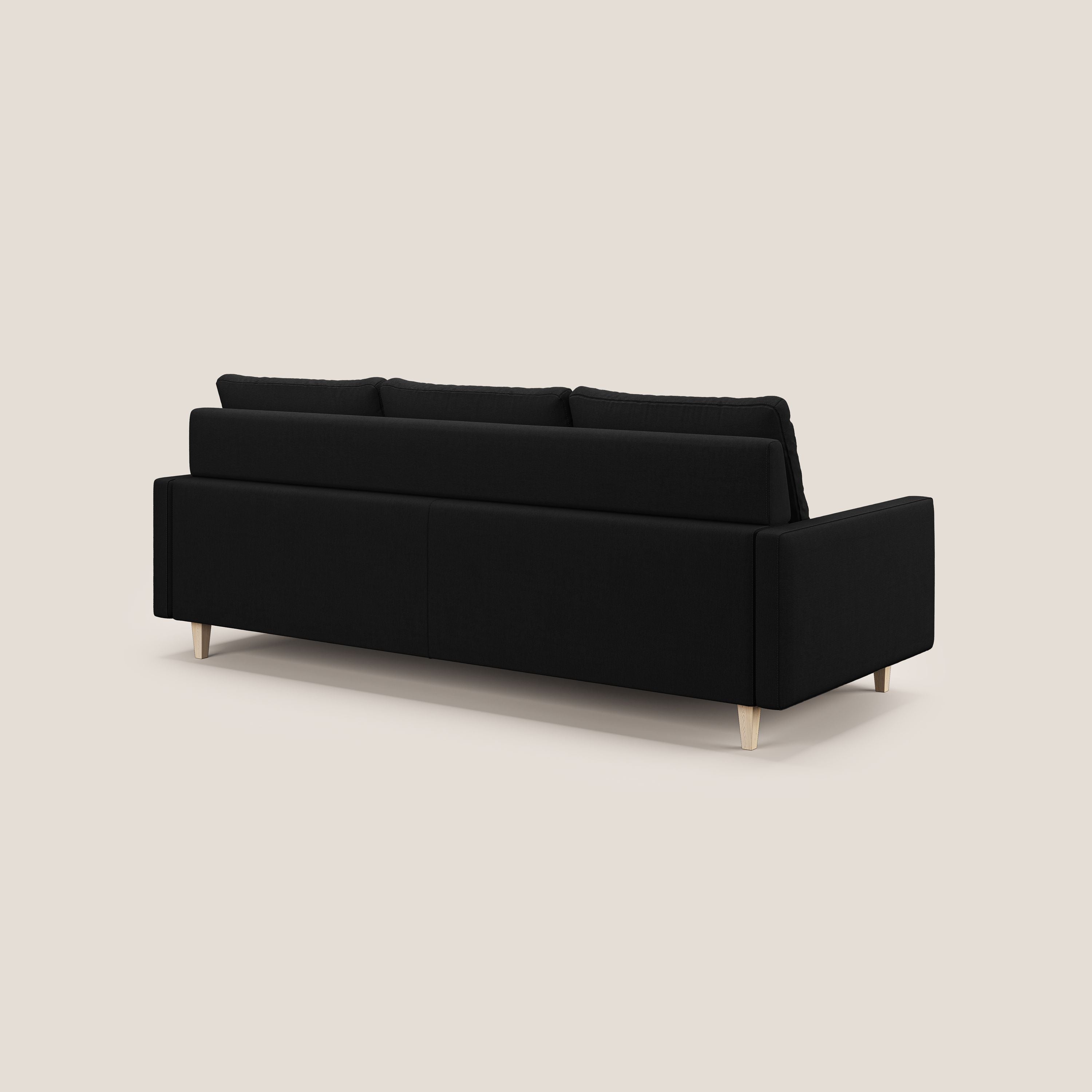 Matisse Divano angolare con sedute scorrevoli in tessuto morbido smacchiabile T17 - divani.store