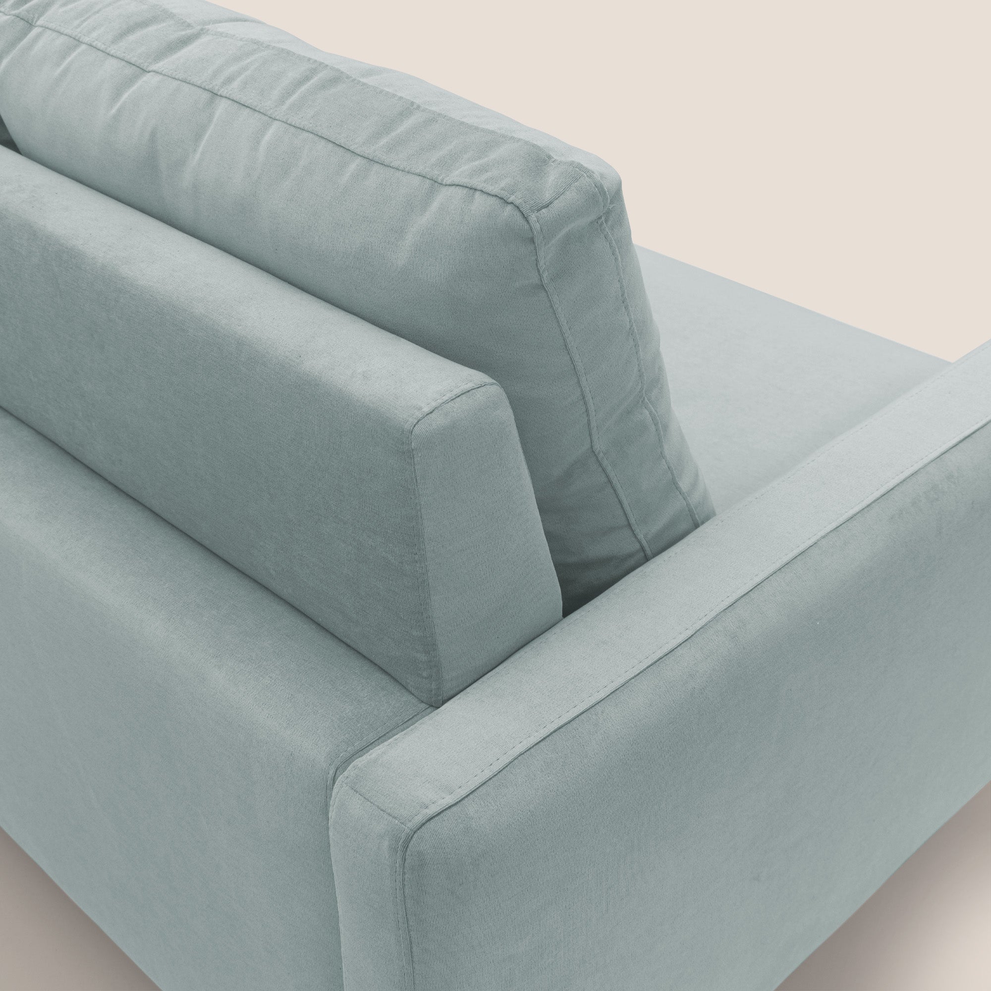 Matisse Divano angolare con sedute scorrevoli in tessuto morbido smacchiabile T17 - divani.store