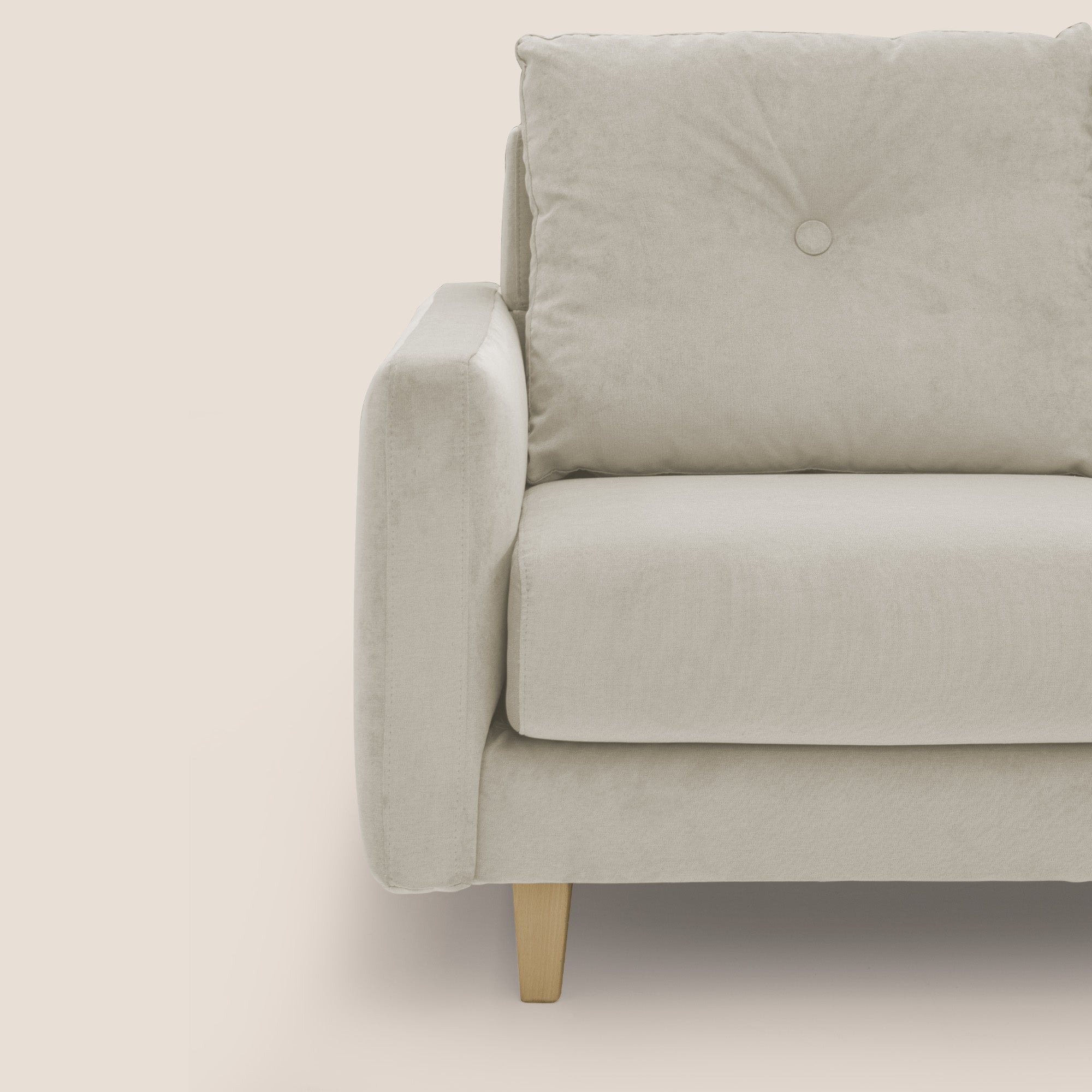 Matisse Divano angolare con sedute scorrevoli in tessuto morbido smacchiabile T17 - divani.store