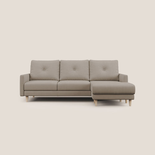 Matisse Divano angolare con sedute scorrevoli in tessuto morbido smacchiabile T17 - divani.store