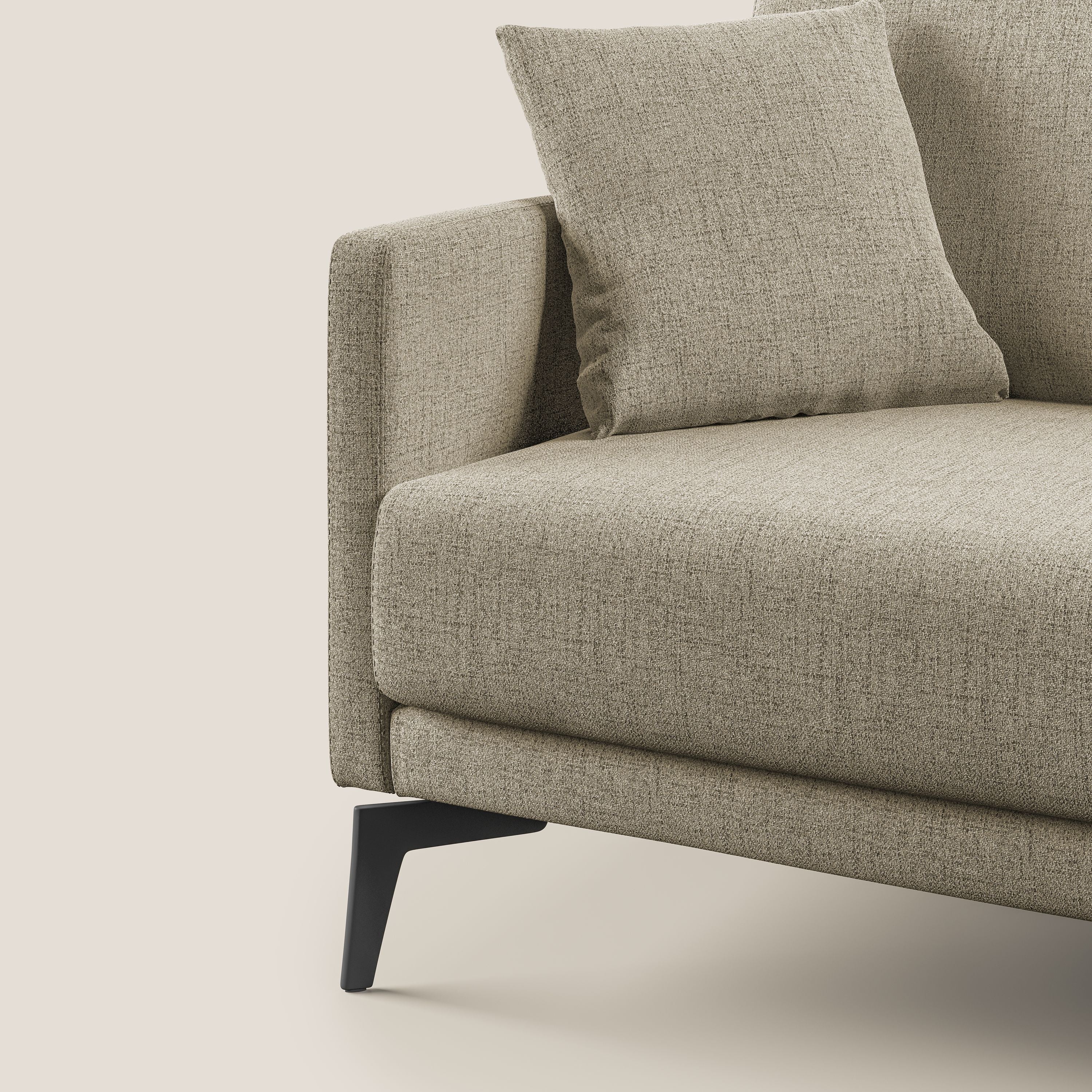 Saturno divano moderno in tessuto morbido impermeabile T03 beige - divani.store