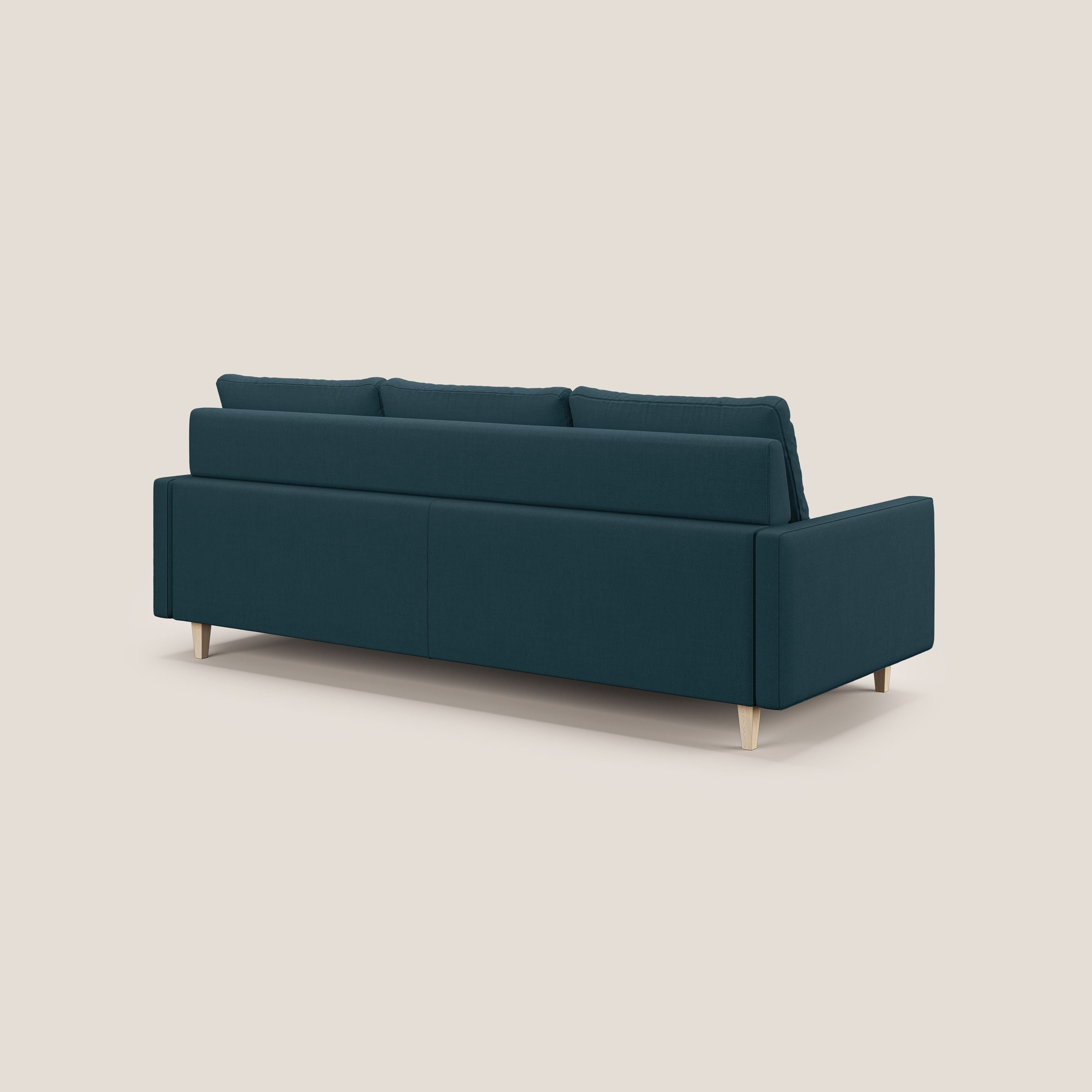 Matisse Divano angolare con sedute scorrevoli in tessuto morbido smacchiabile T17 - divani.store