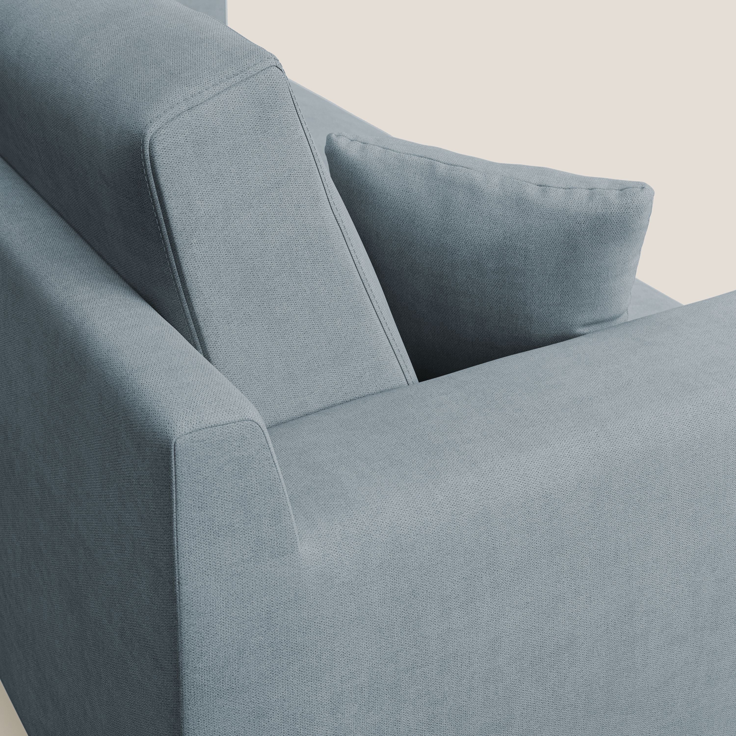 Danish divano moderno in tessuto morbido impermeabile T02 carta da zucchero - divani.store