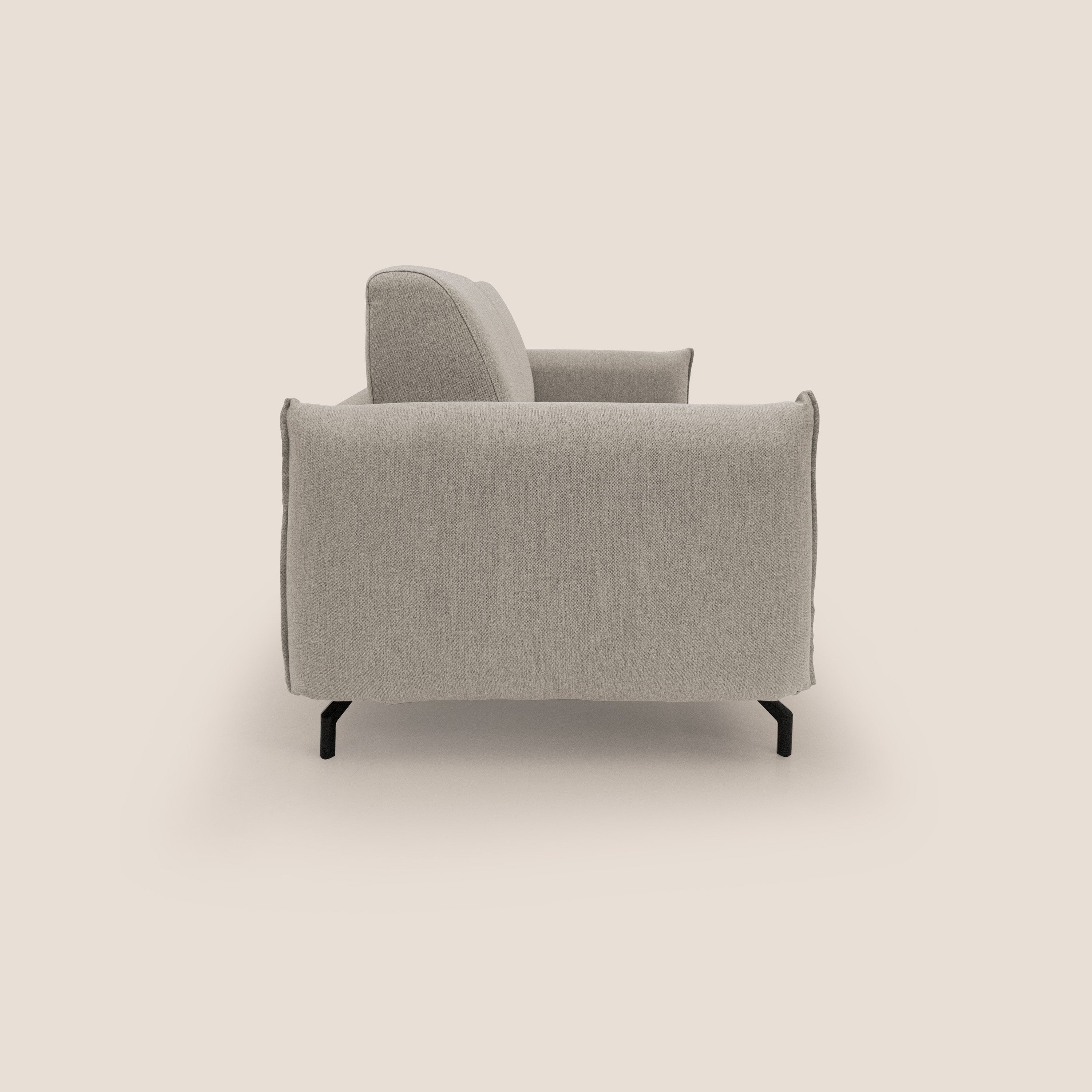 Scarlet divano letto in tessuto misto cotone impermeabile T19 beige - divani.store