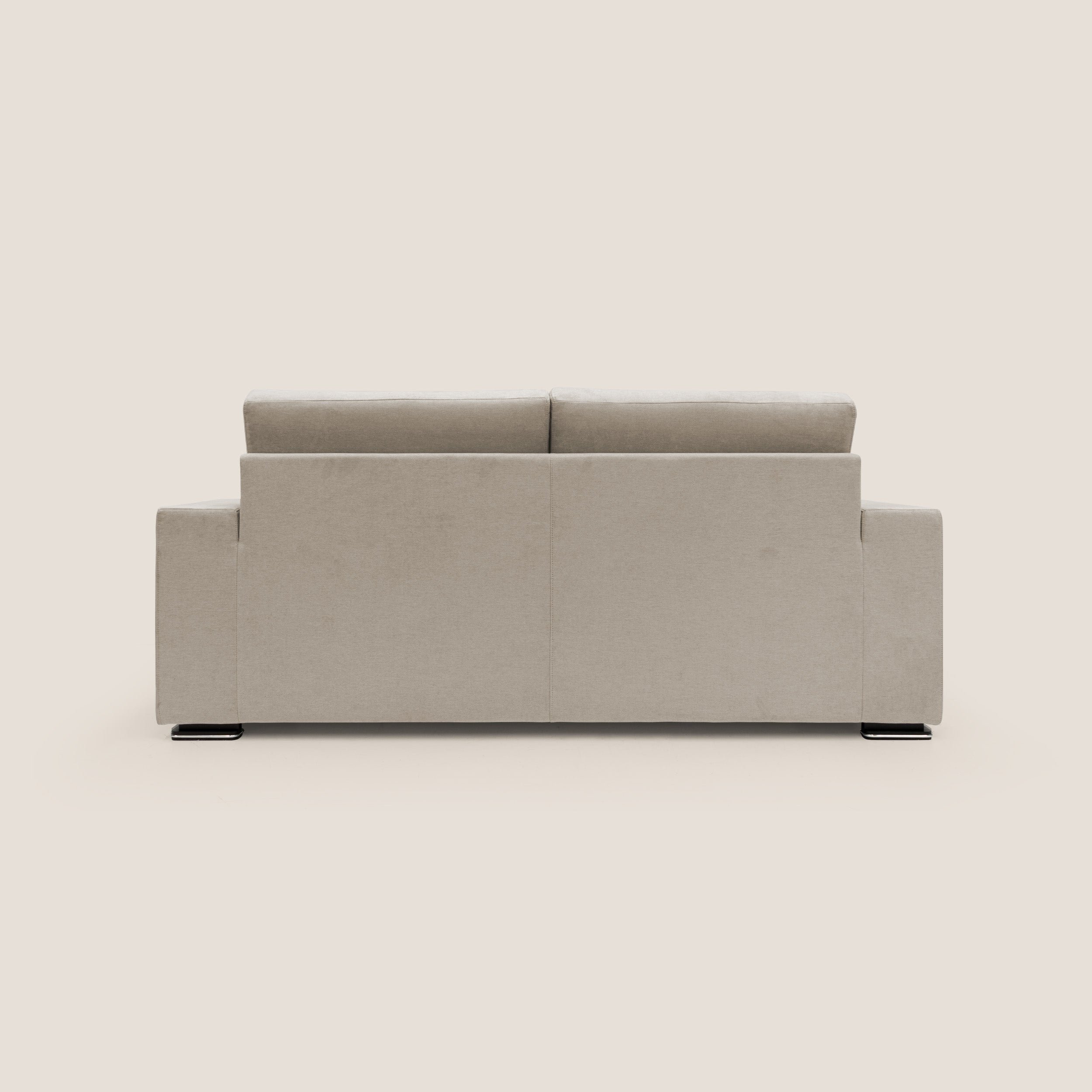 Giove divano in morbido tessuto impermeabile T02 beige - divani.store