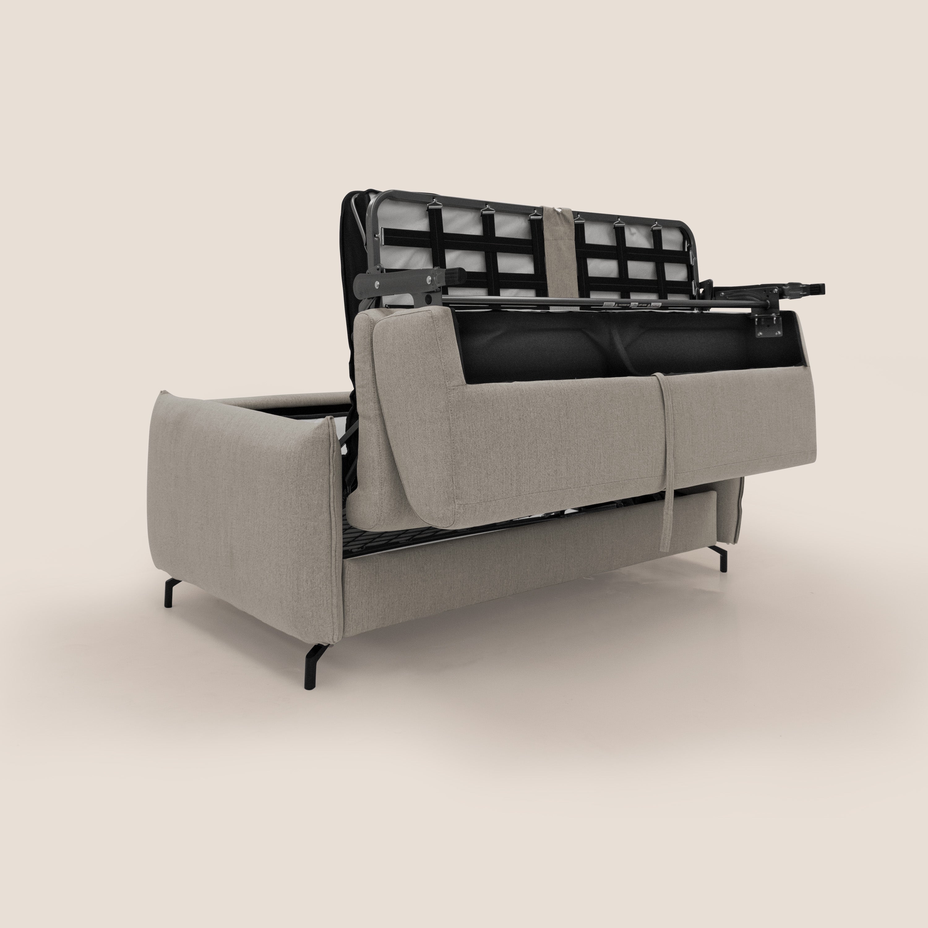 Scarlet Schlafsofa aus wasserfestem Baumwollmischgewebe T19 beige