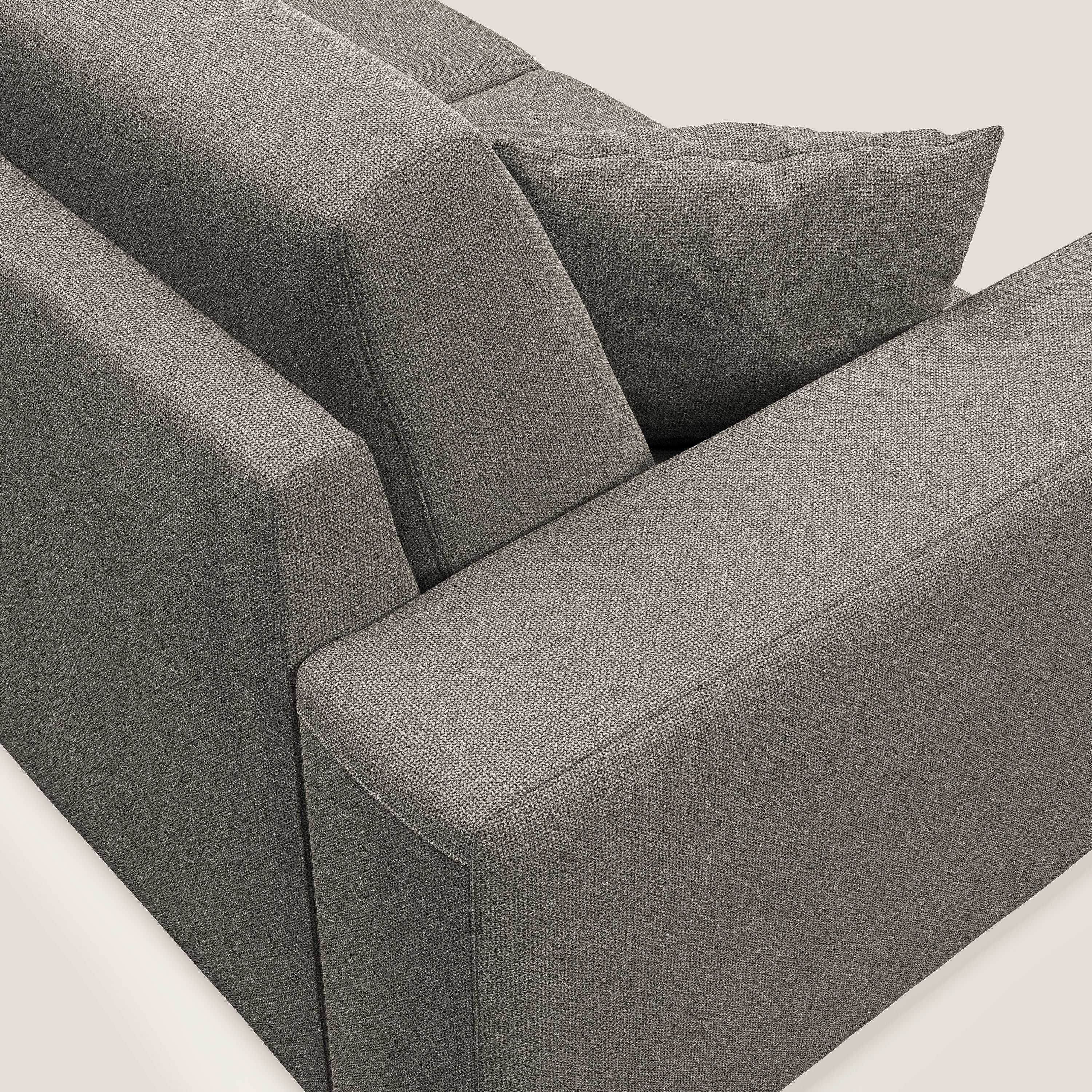 Marte divano in tessuto smacchiabile impermeabile T08 tortora - divani.store