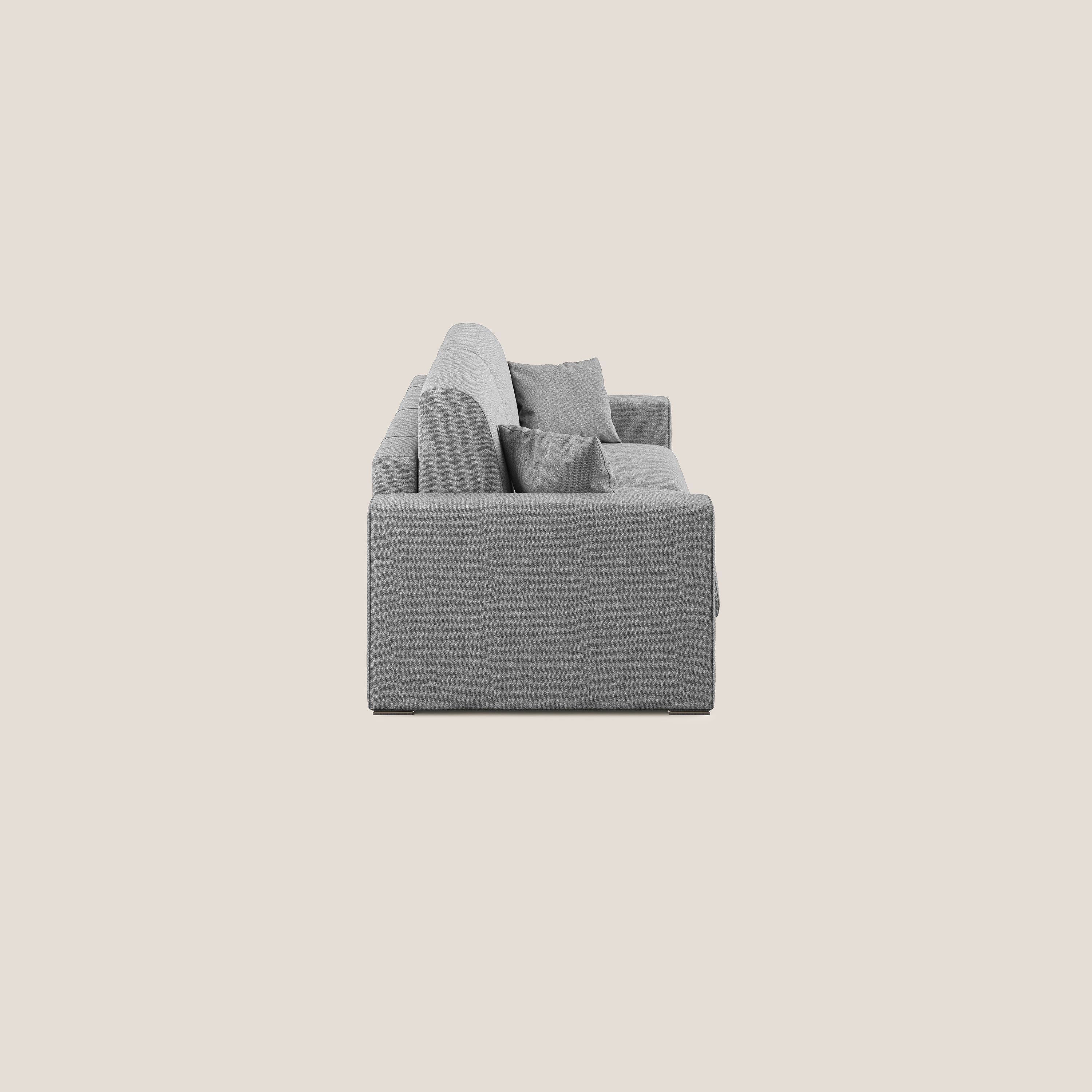 Best Divano letto matrimoniale in tessuto smacchiabile QuickClean T08 grigio - divani.store