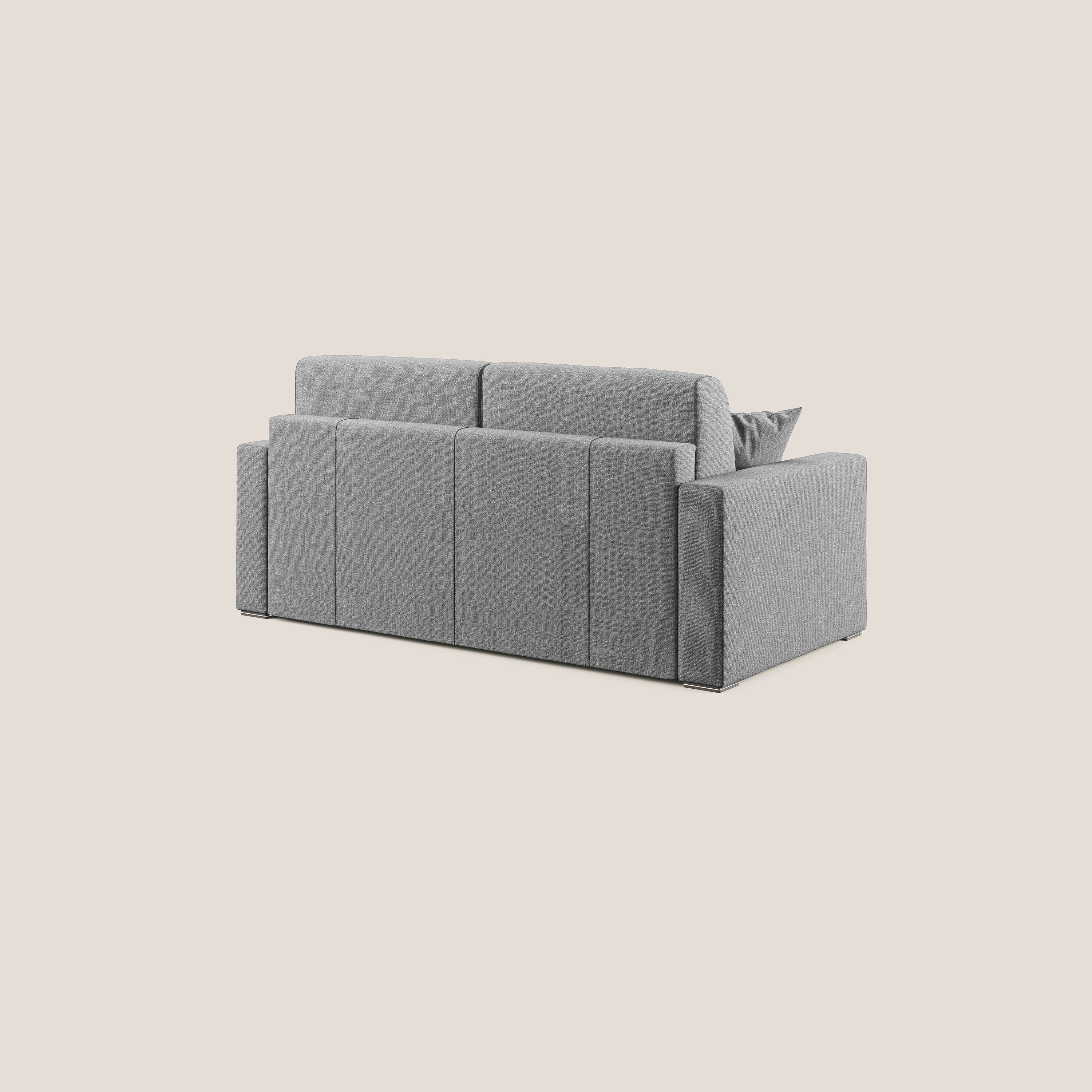 Best Divano letto matrimoniale in tessuto smacchiabile QuickClean T08 grigio - divani.store