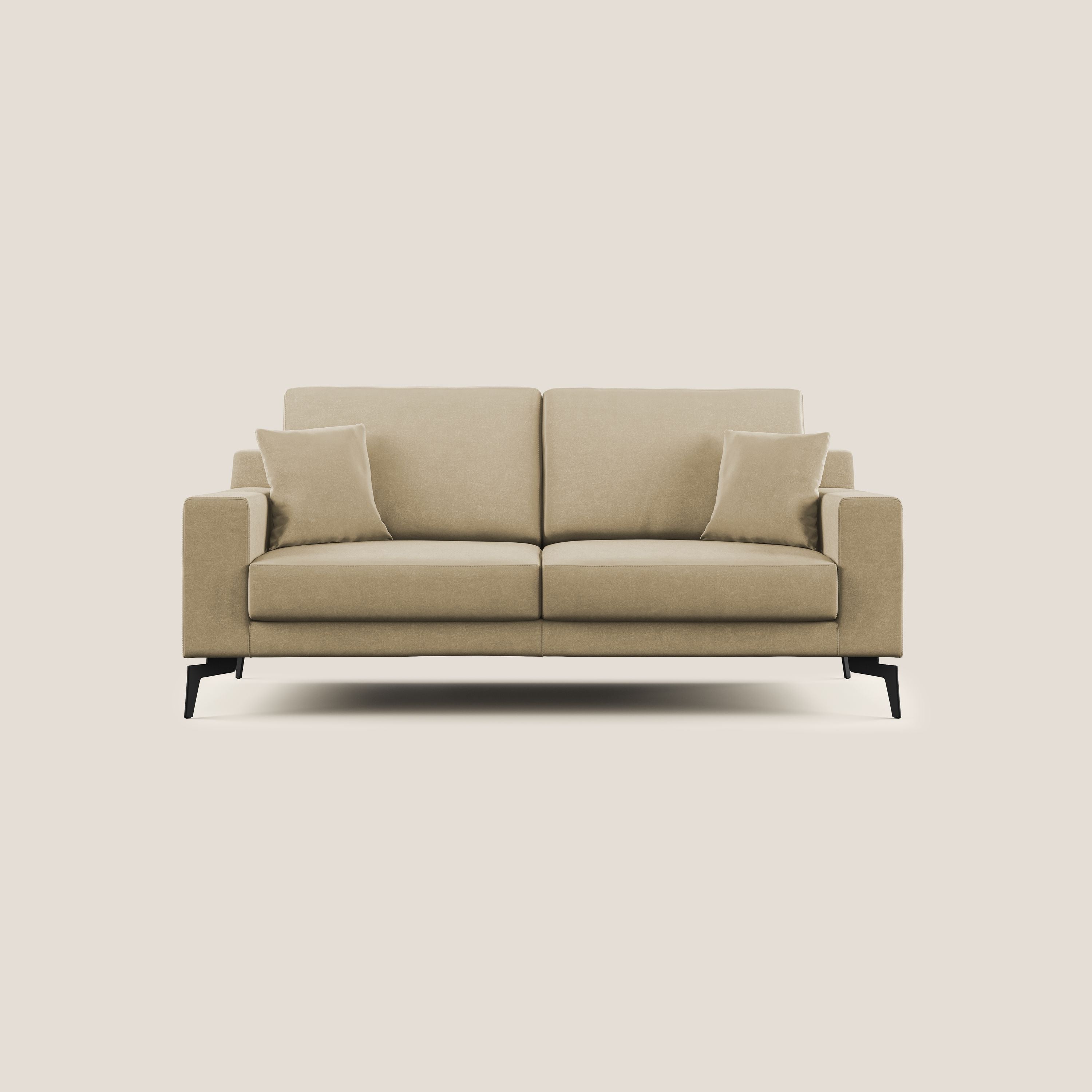 Prestige divano moderno in microfibra smacchiabile T11 beige - divani.store