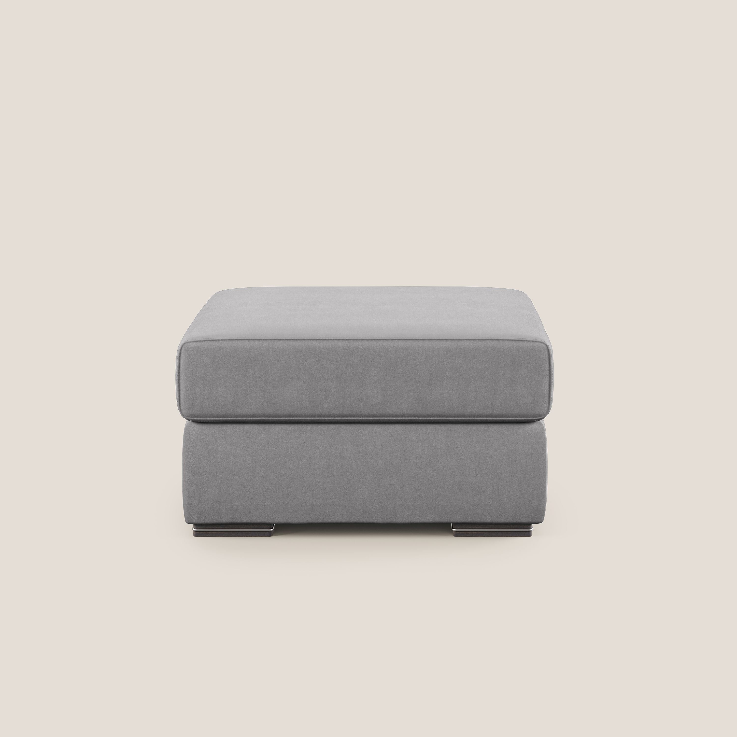 Shop online Sun pouf apribile contenitore in microfibra smacchiabile T11 grigio - divani.store