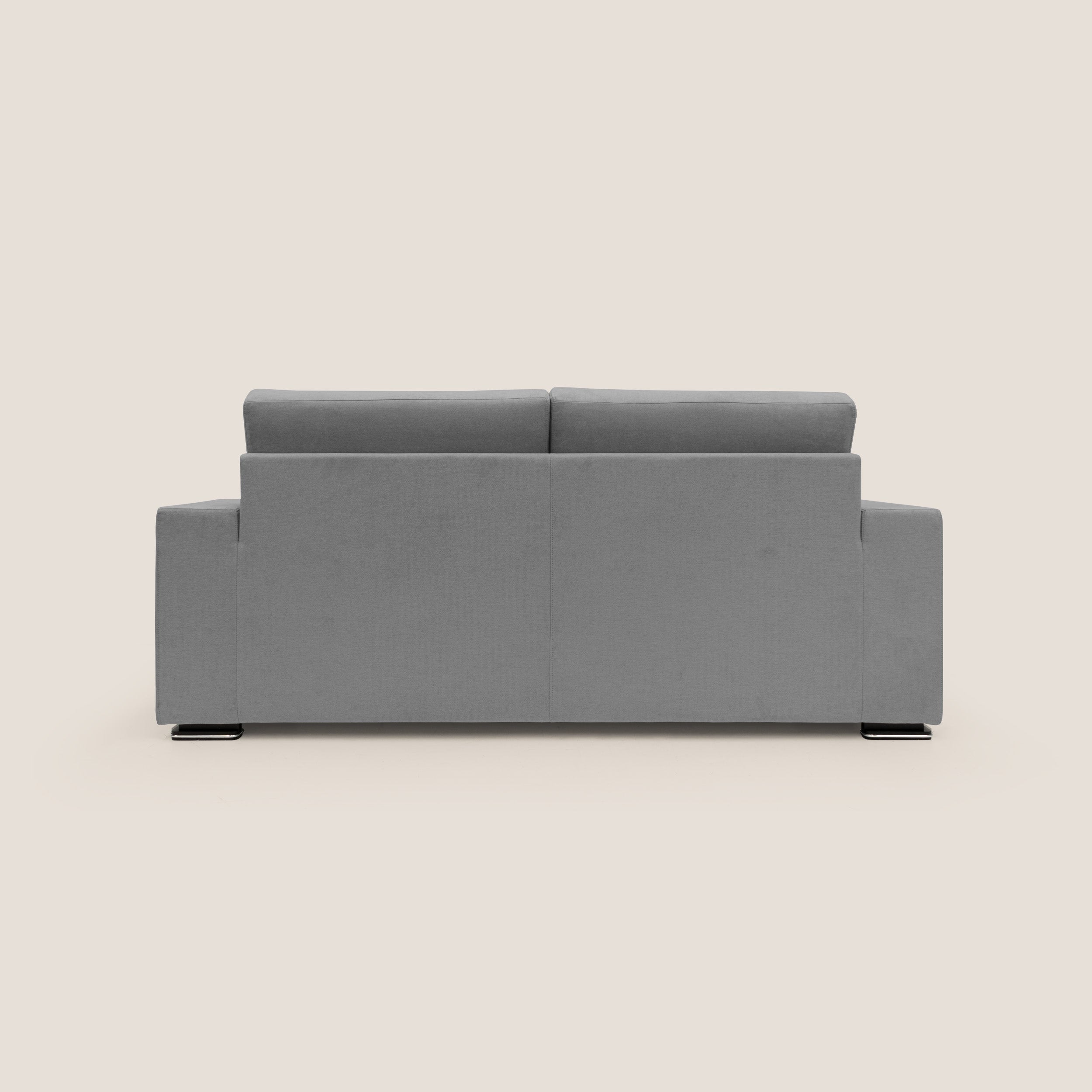 Giove divano in morbido tessuto impermeabile T02 grigio - divani.store