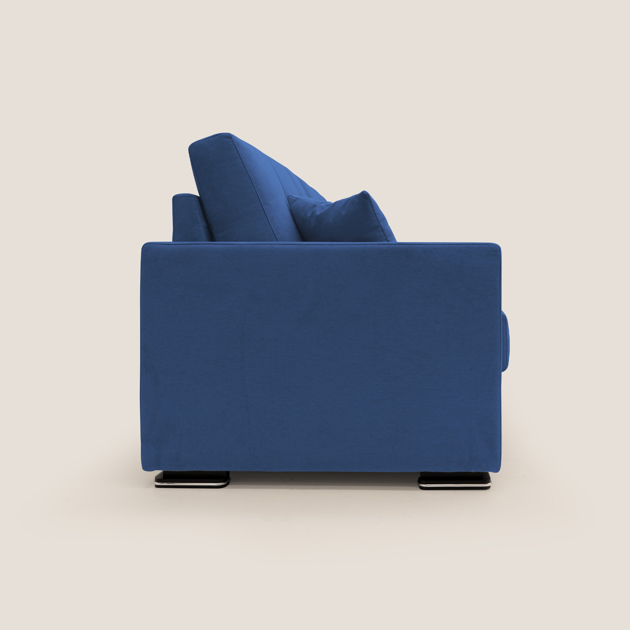 Giove divano in morbido tessuto impermeabile T02 blu - divani.store