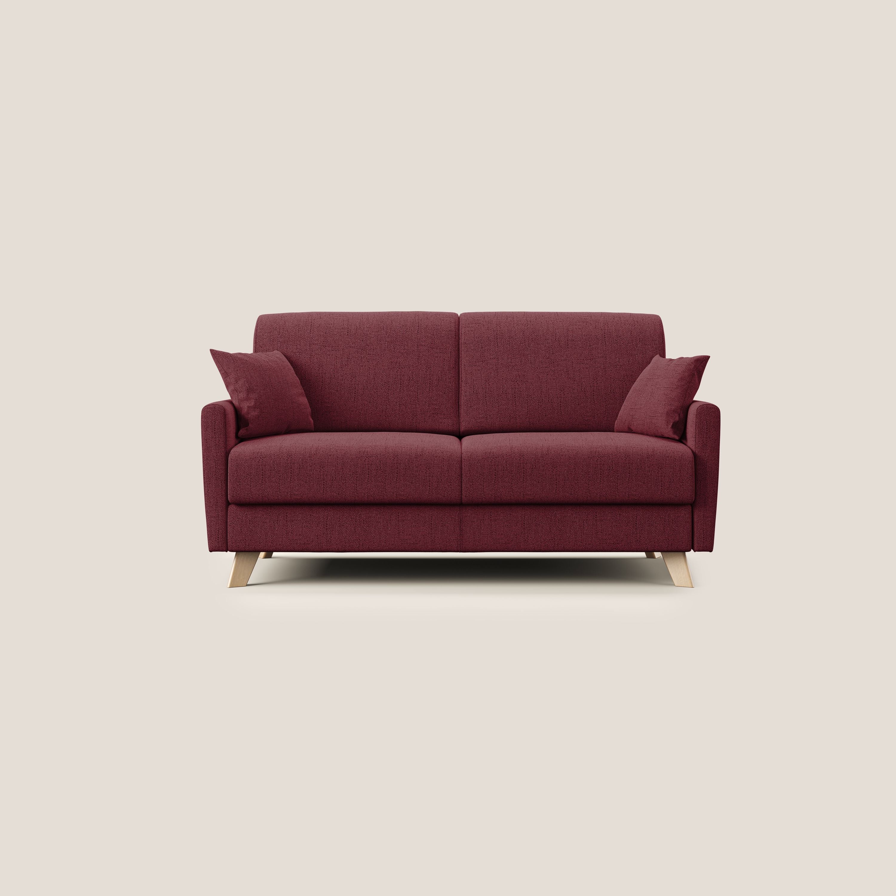 Shop online Edgar divano letto matrimoniale in tessuto felis impermeabile T03 rosso - divani.store