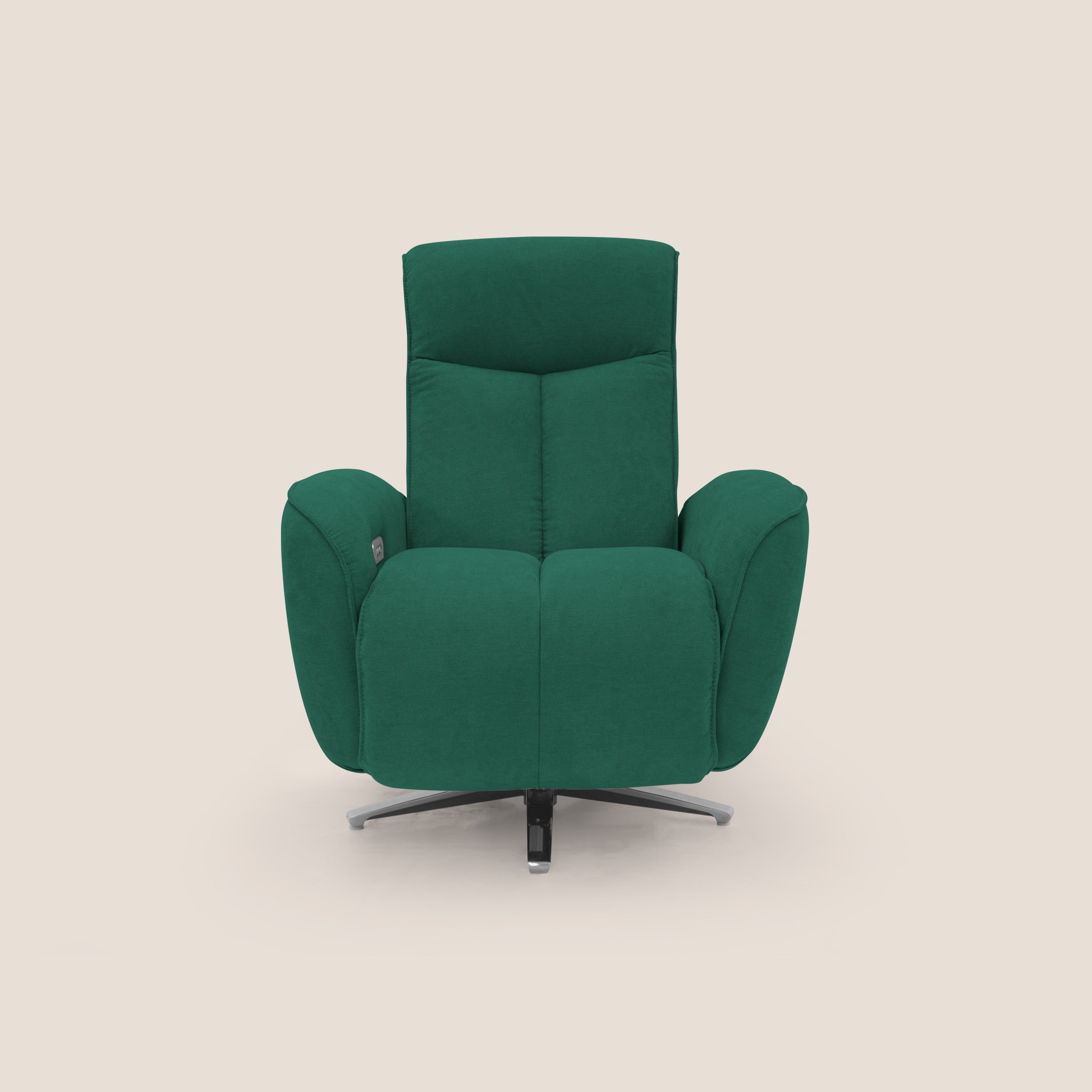 EVA Poltroncina RELAX in morbido tessuto impermeabile T02 verde - divani.store