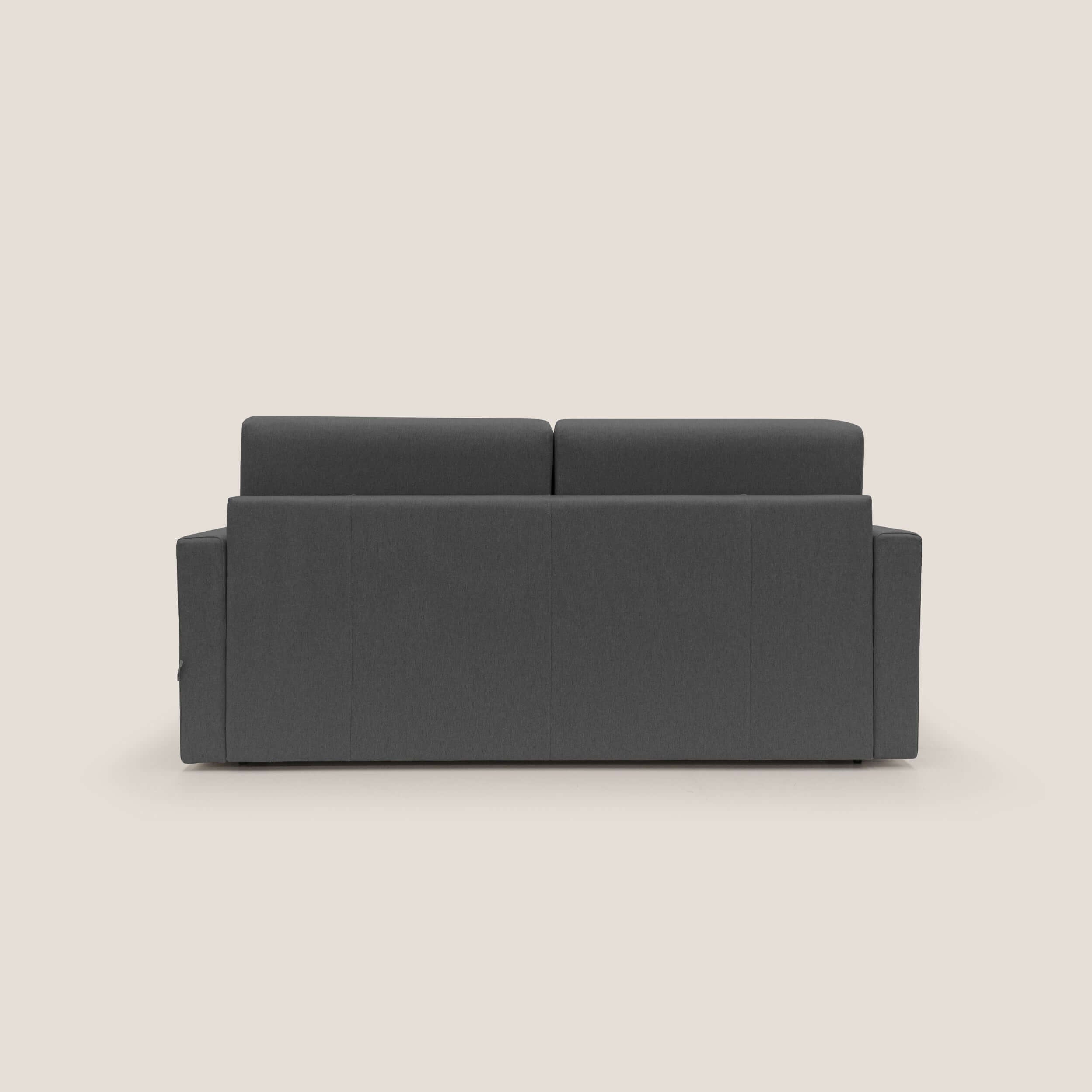 Chris Divano letto matrimoniale in tessuto impermeabile T13 antracite - divani.store