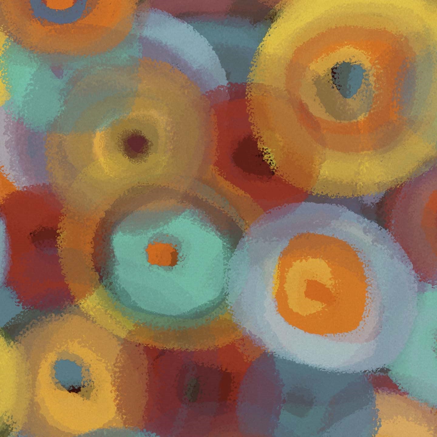 Brush-circle collezione cuscini a fantasie multicolor in velluto impermeabile - divani.store