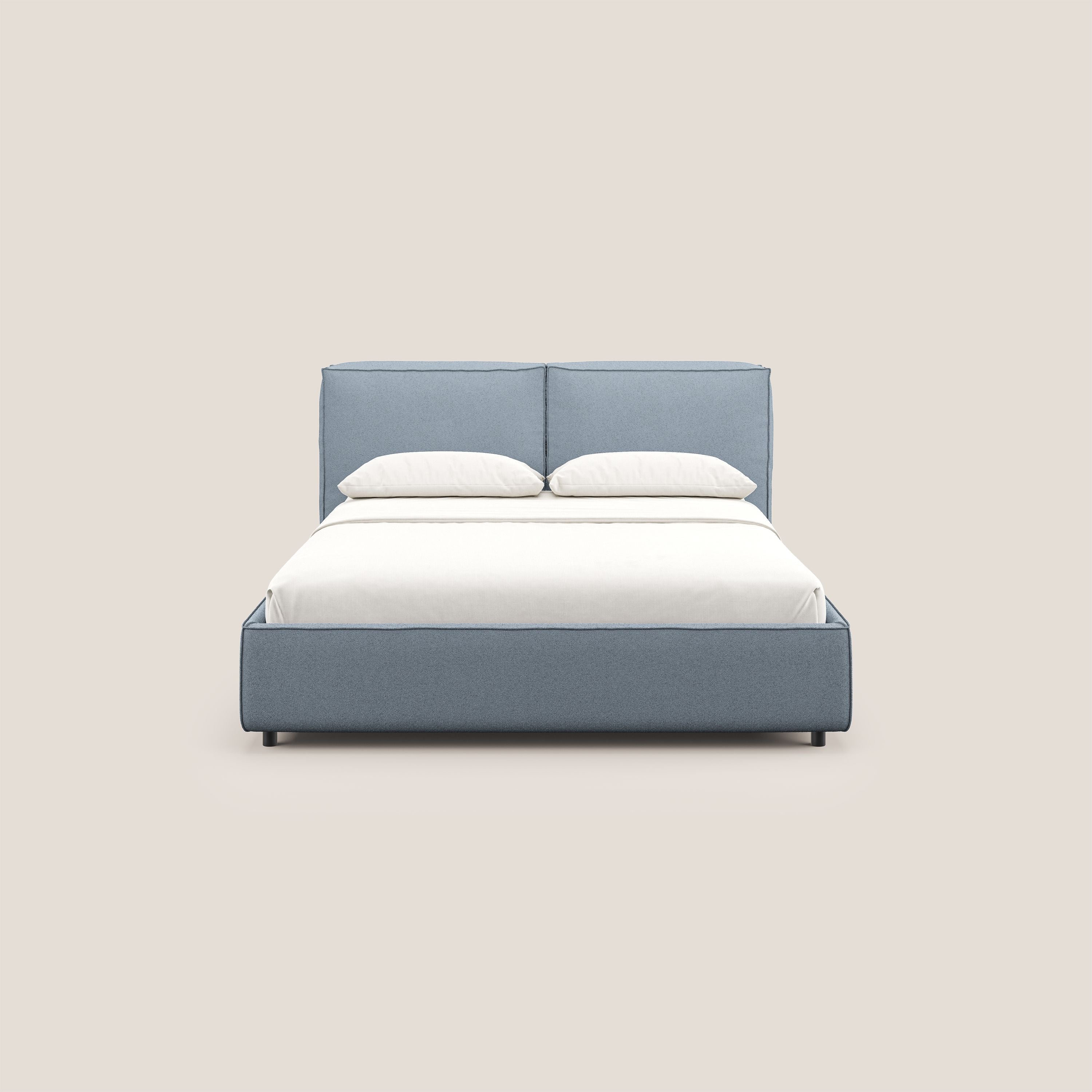 Cocoon letto imbottito contenitore sfoderabile in bouclet impermeabile T07 carta da zucchero - divani.store