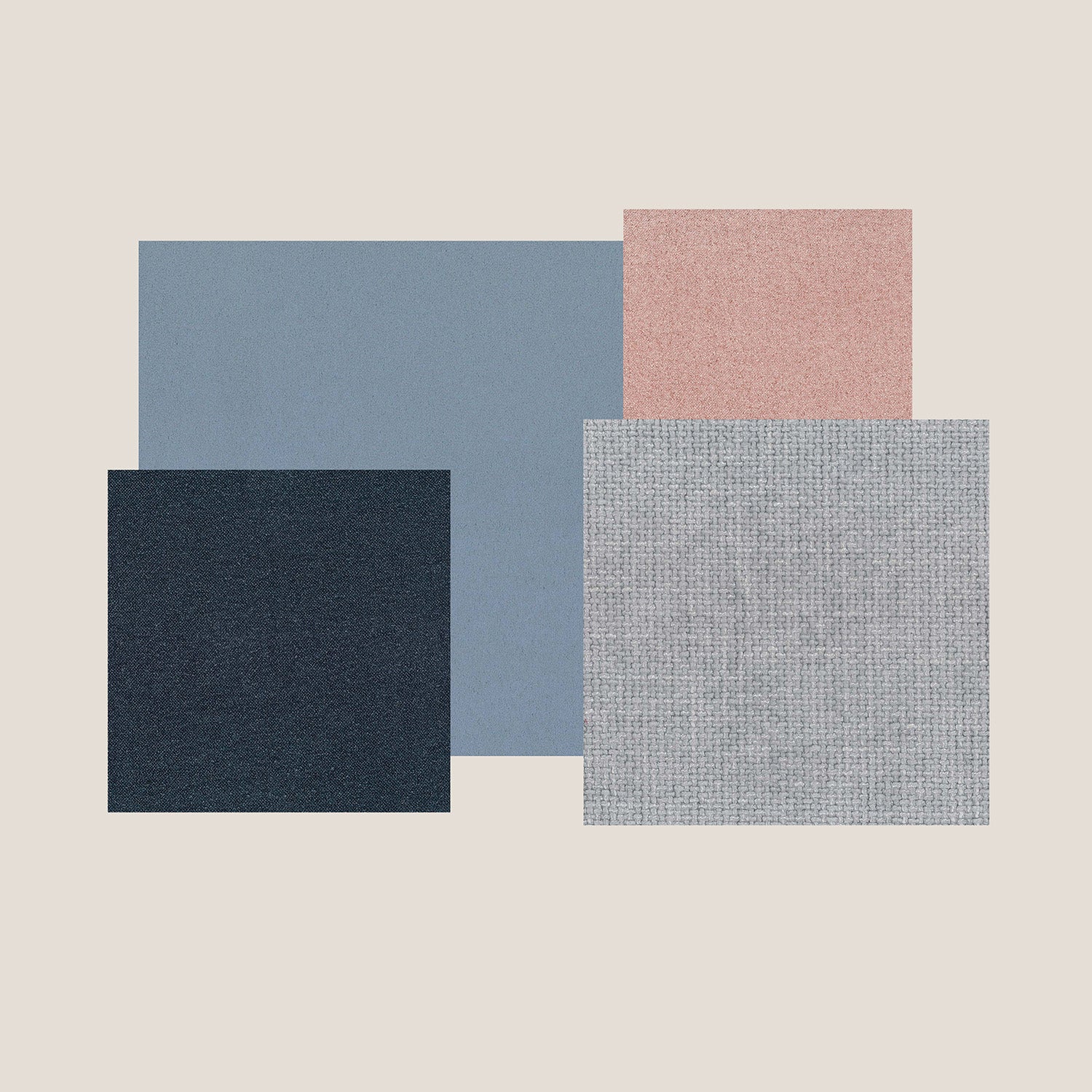 Rebus letto imbottito dal design moderno con piedi trasparenti in plexiglass blu - divani.store