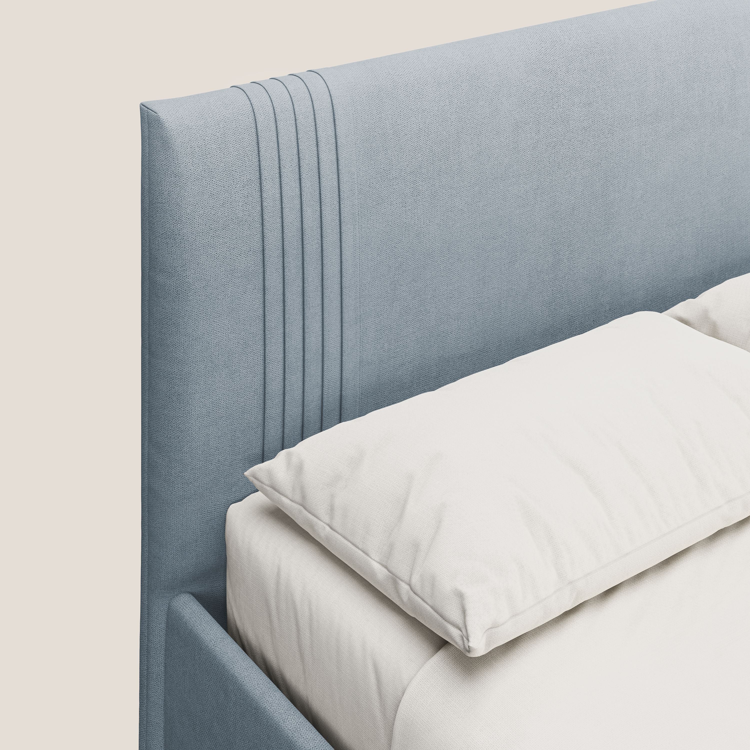 Yvonne letto contenitore in morbido tessuto impermeabile T02 carta da zucchero - divani.store