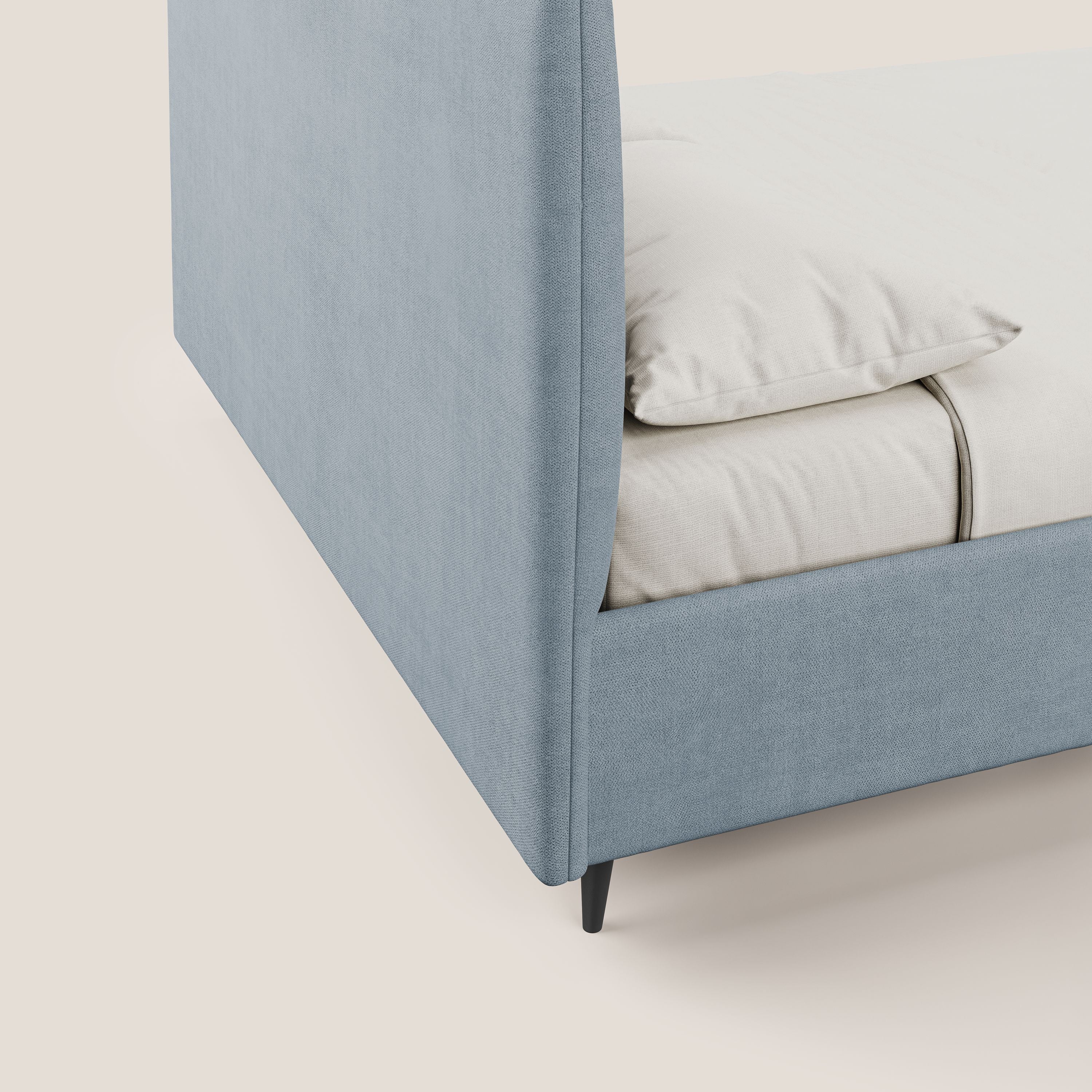 Yvonne letto contenitore in morbido tessuto impermeabile T02 carta da zucchero - divani.store