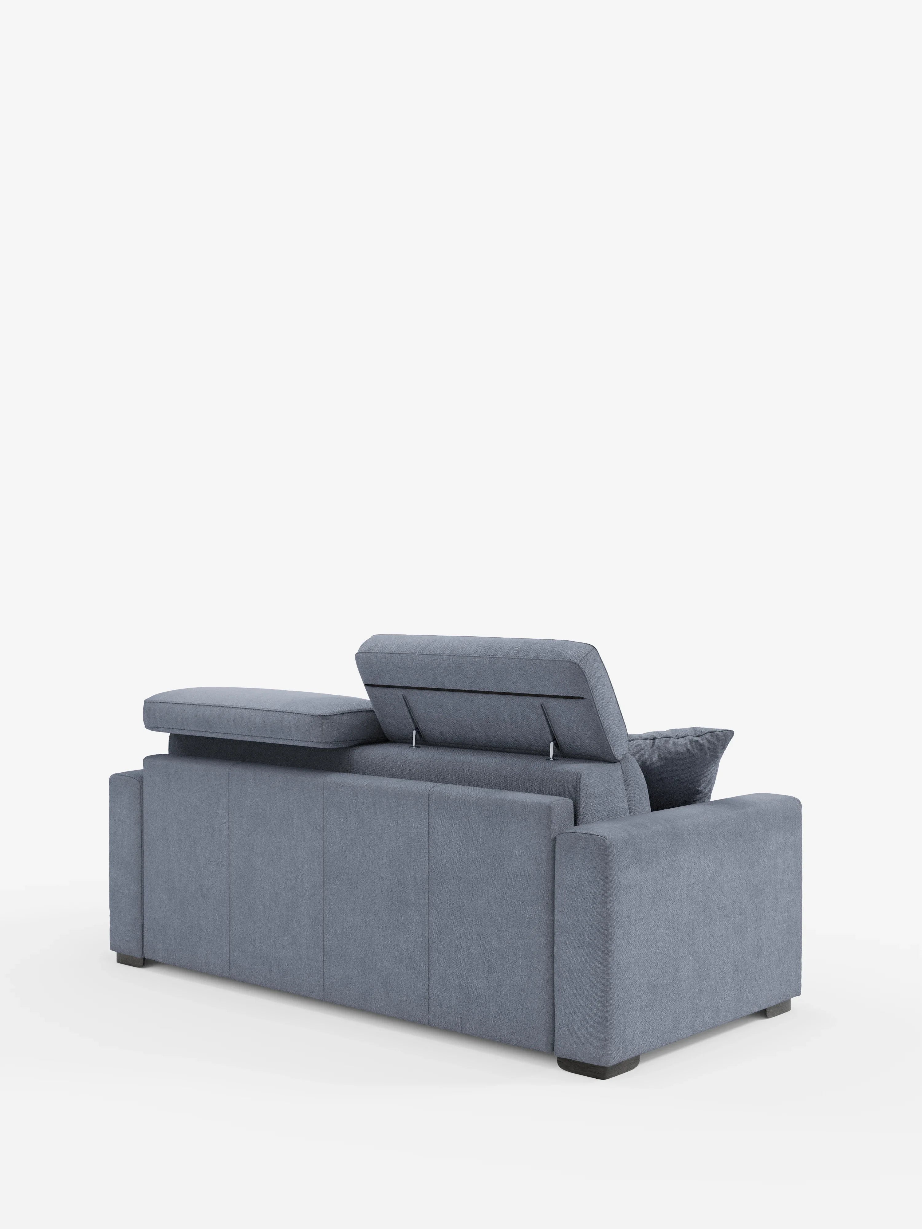 Maximus 3-seater sofa bed with 20 cm HIGH mattress - Adjustable headrests in stain-resistant Oeko-Tex fabric